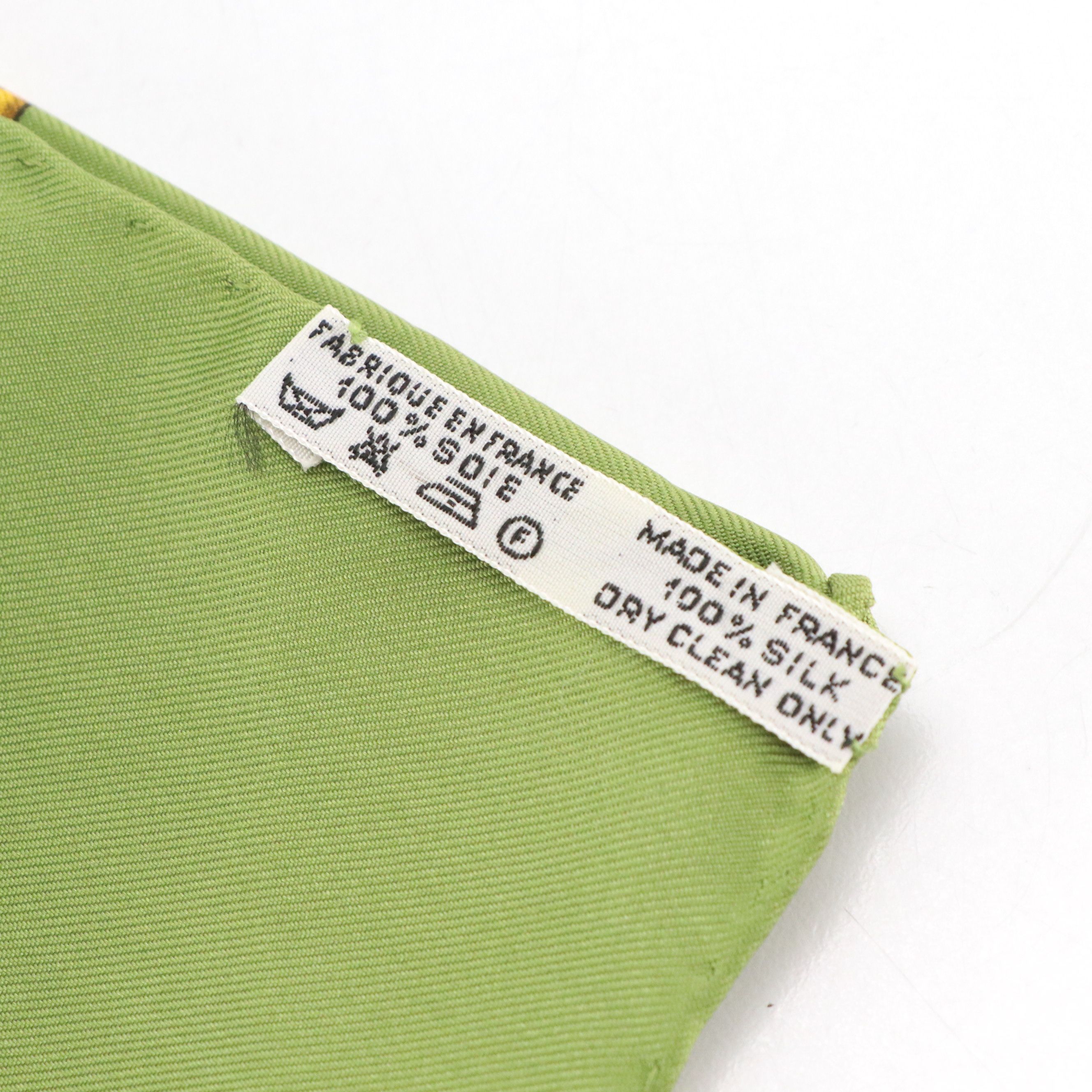 Hermès "Les Tambours" Silk Twill Scarf