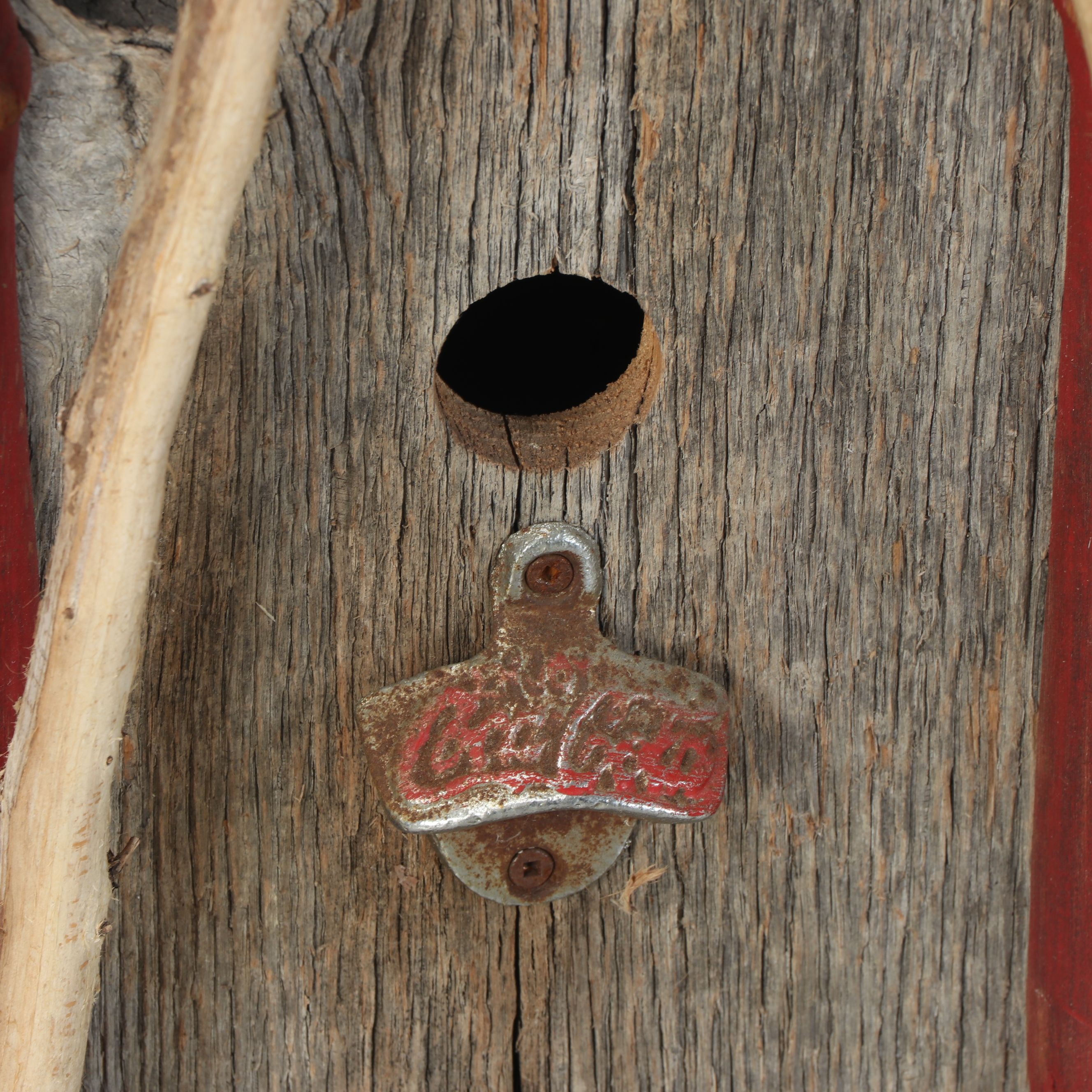 Handcrafted Steven Guenther Coca-Cola Crate Folk Art Bird House