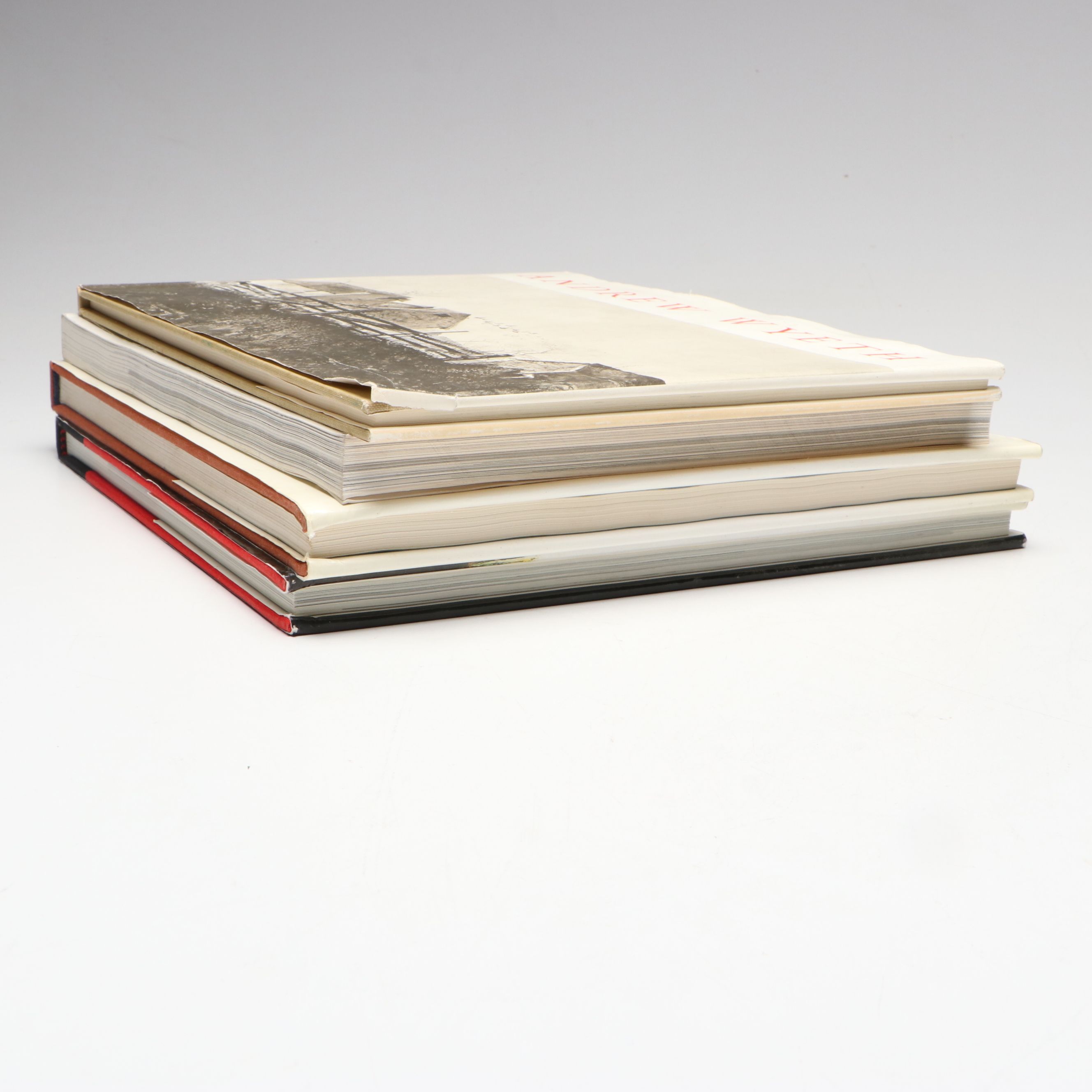 First Edition "Andrew Wyeth Autobiography" with More Wyeth Family Art Books