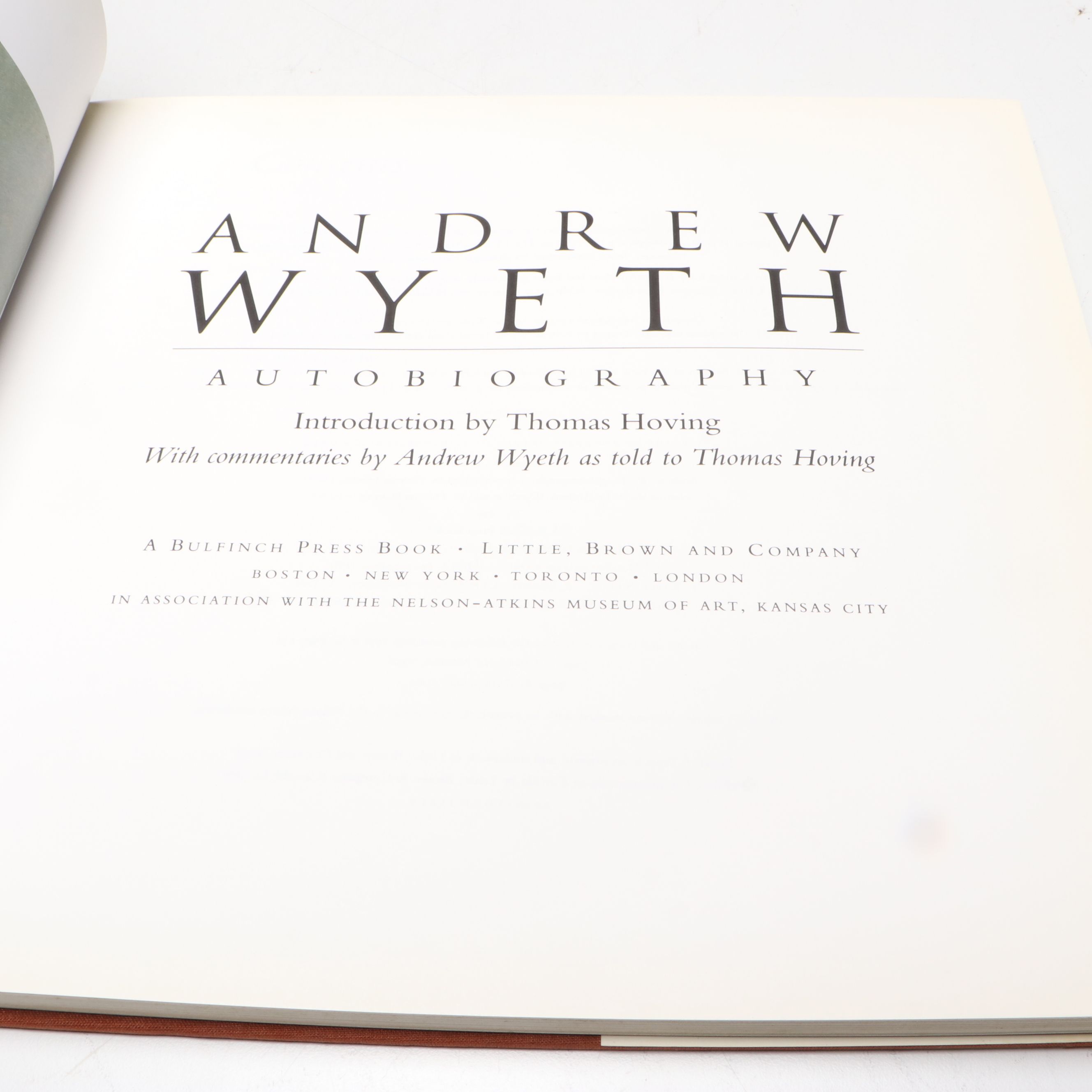 First Edition "Andrew Wyeth Autobiography" with More Wyeth Family Art Books