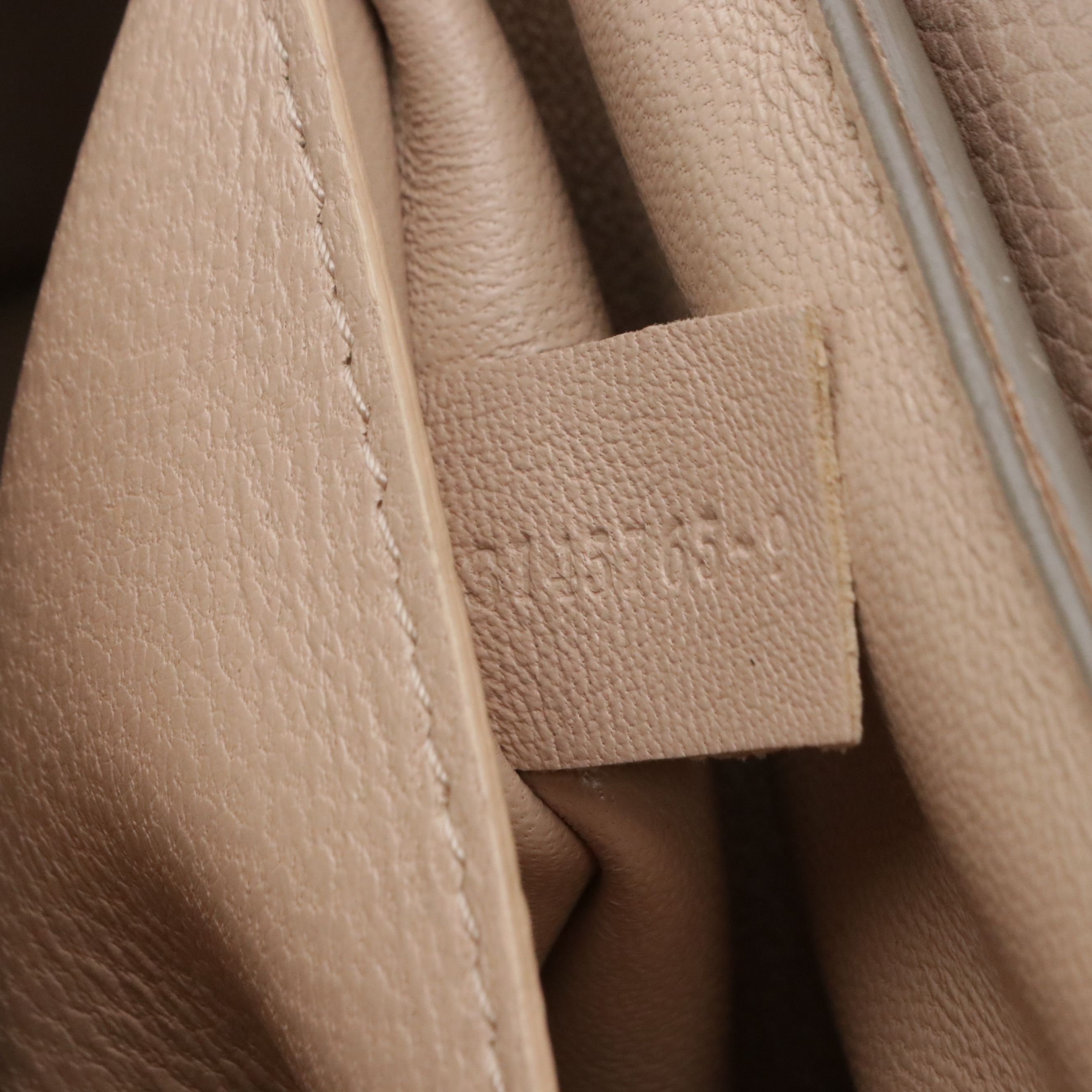 Chloé Clare Crossbody Bag in Tricolor Brown Calfskin Leather