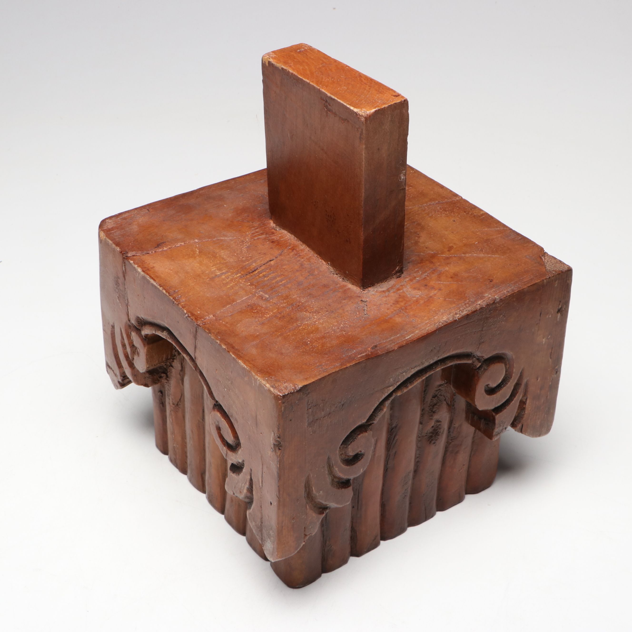 Revival Styled Handmade Wooden Ornate Architectural Decorative Wall Element