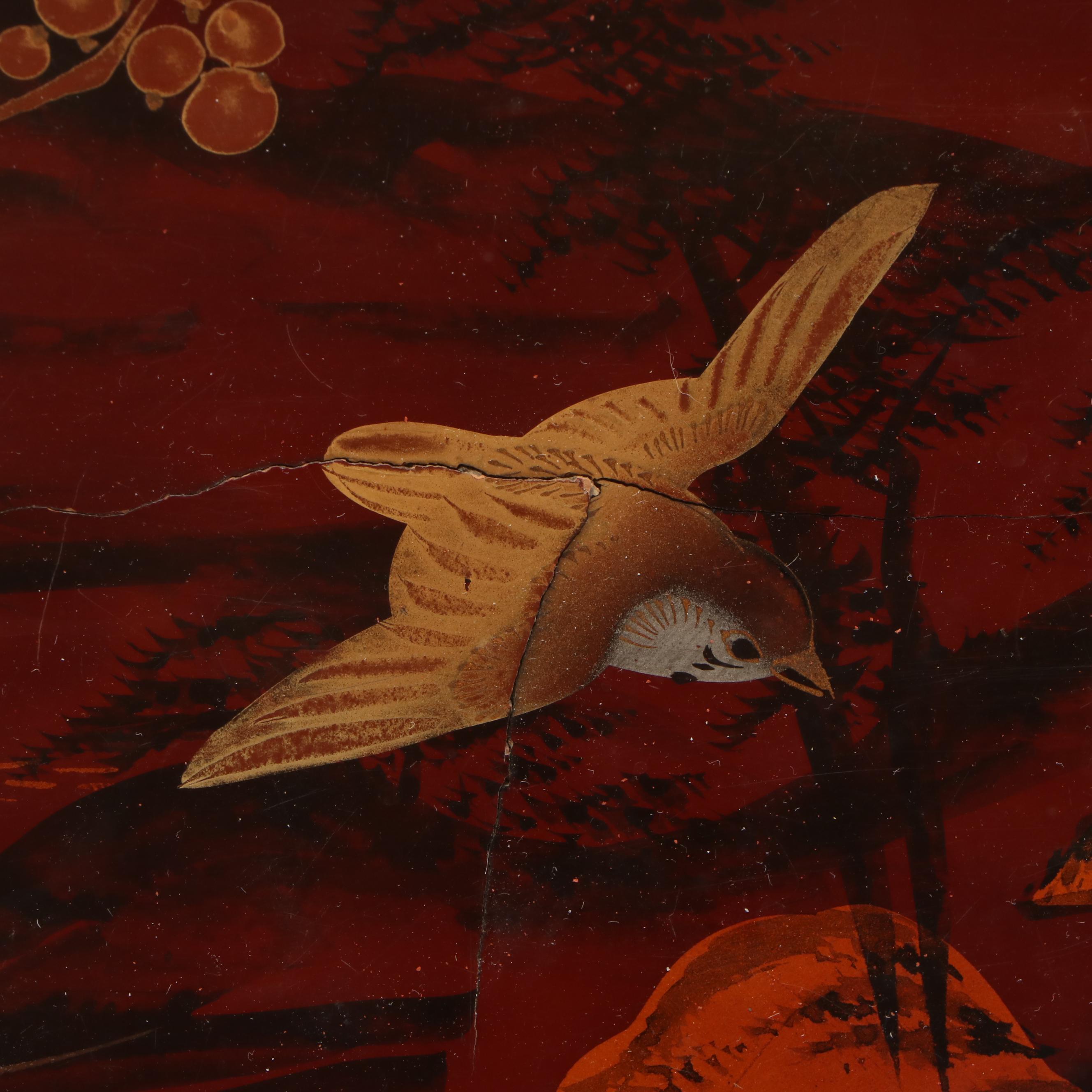 Japanese Lacquered Tray, Mid to Late 20th Century