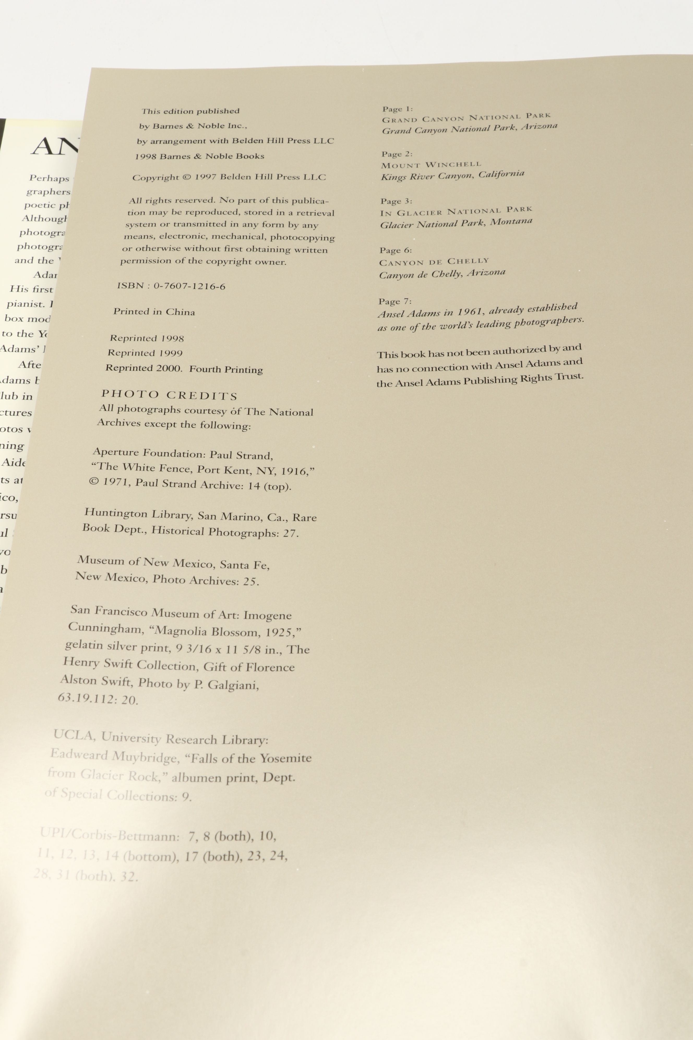 "Essential History of Art," "Ansel Adams," and More Art History Books