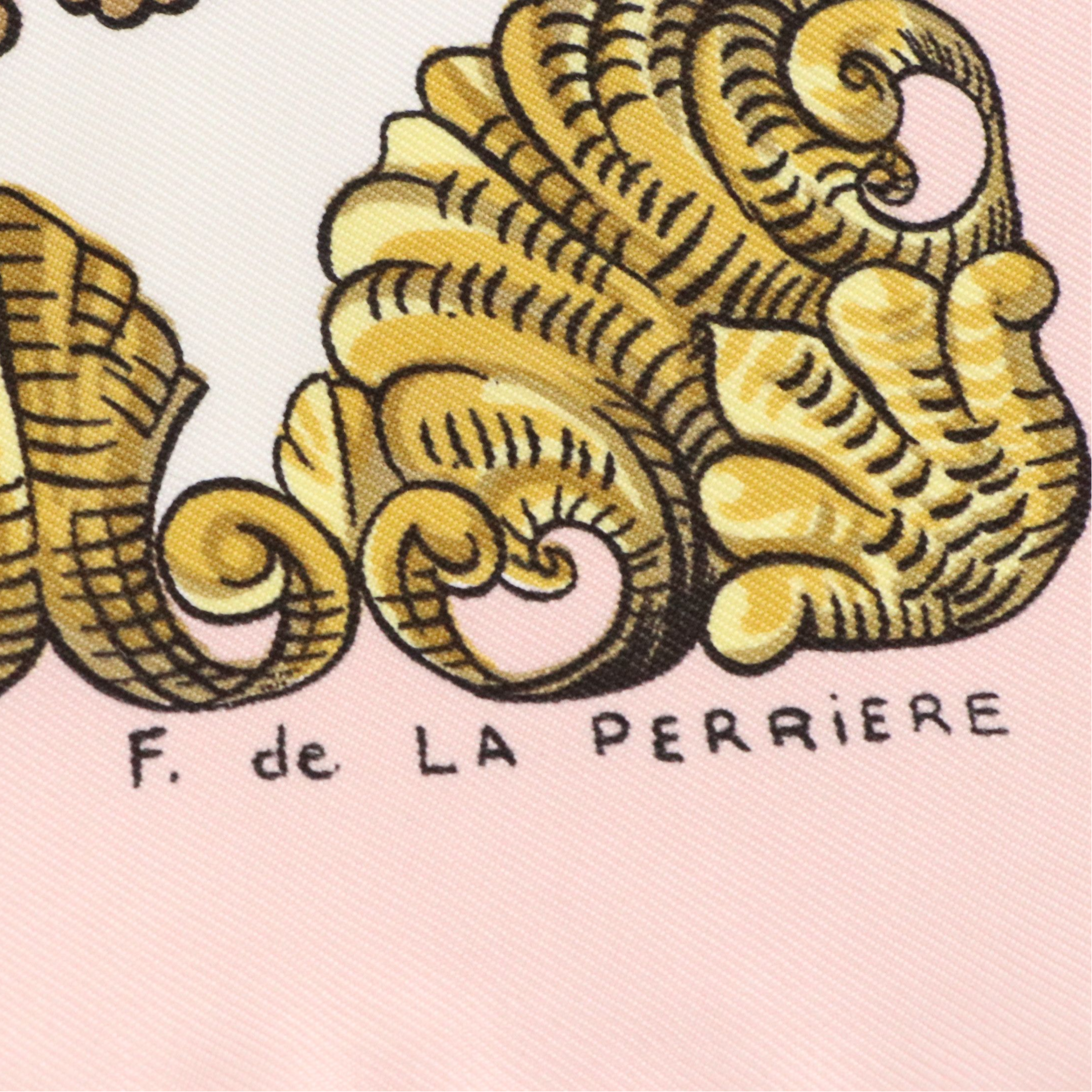 Hermès "Ludovicus Magnus" Silk Twill Scarf 90