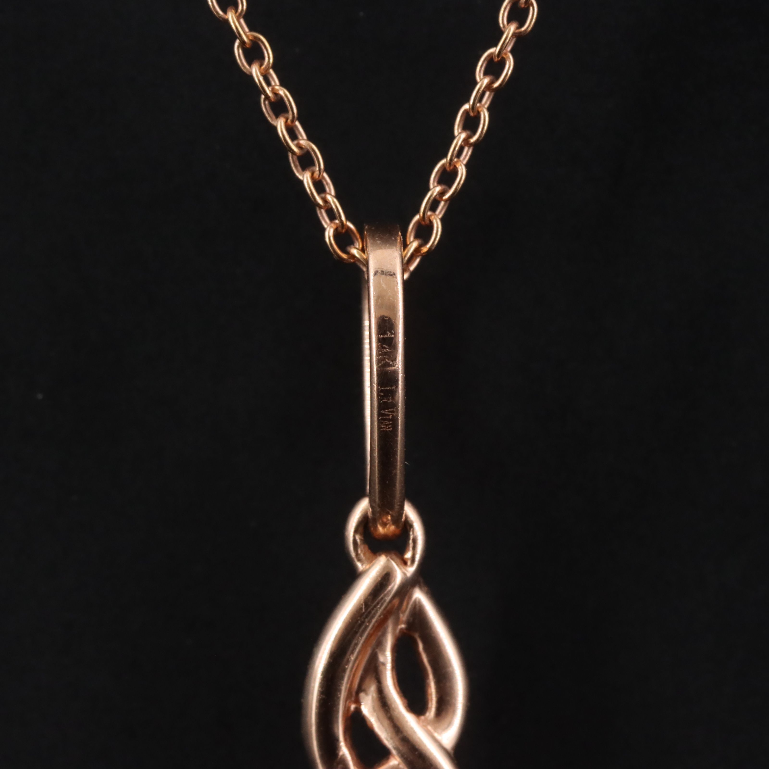 Le Vian 14K Rose Gold Tanzanite and Diamond Pendant Necklace