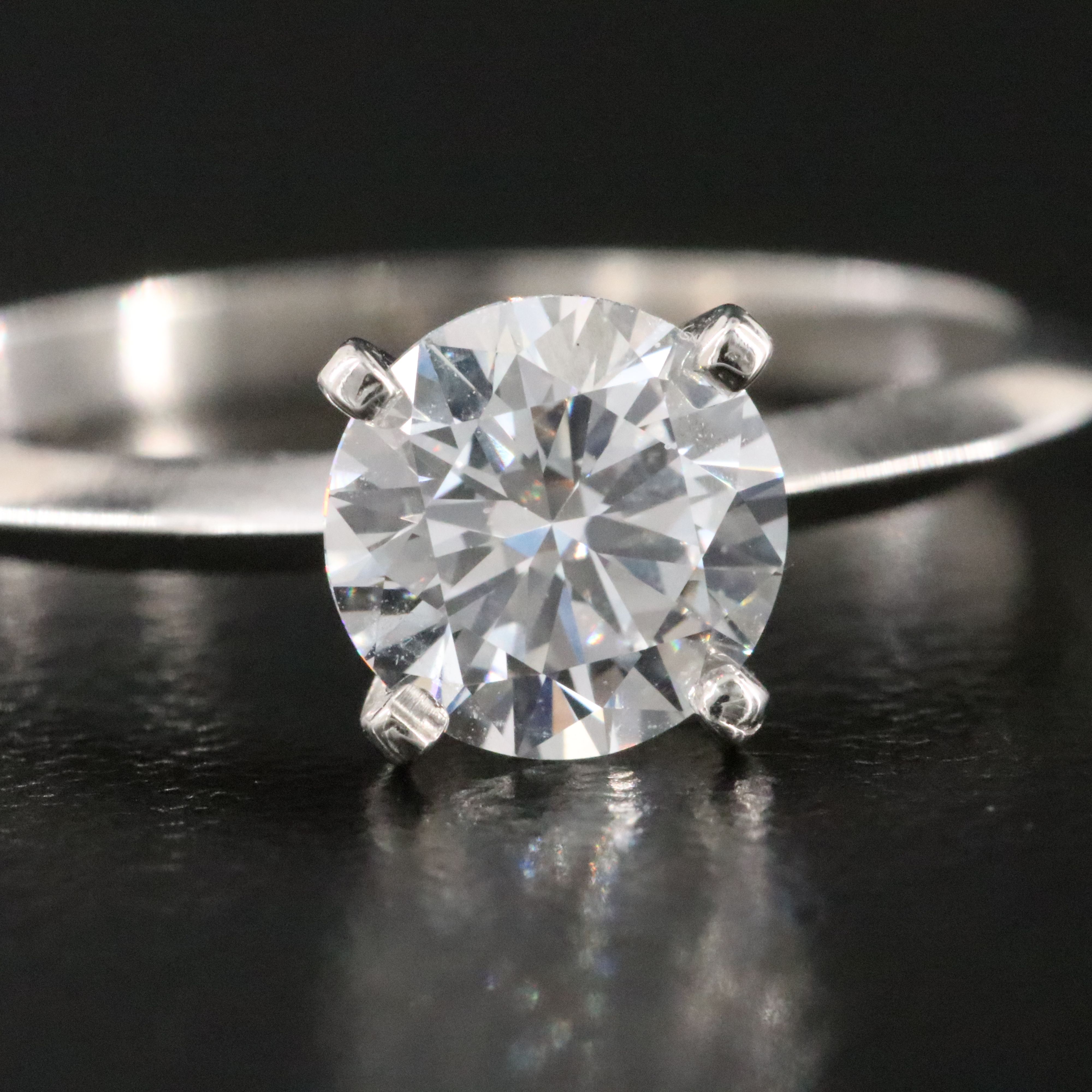 Platinum 1.00 CT Lab Grown Diamond Ring