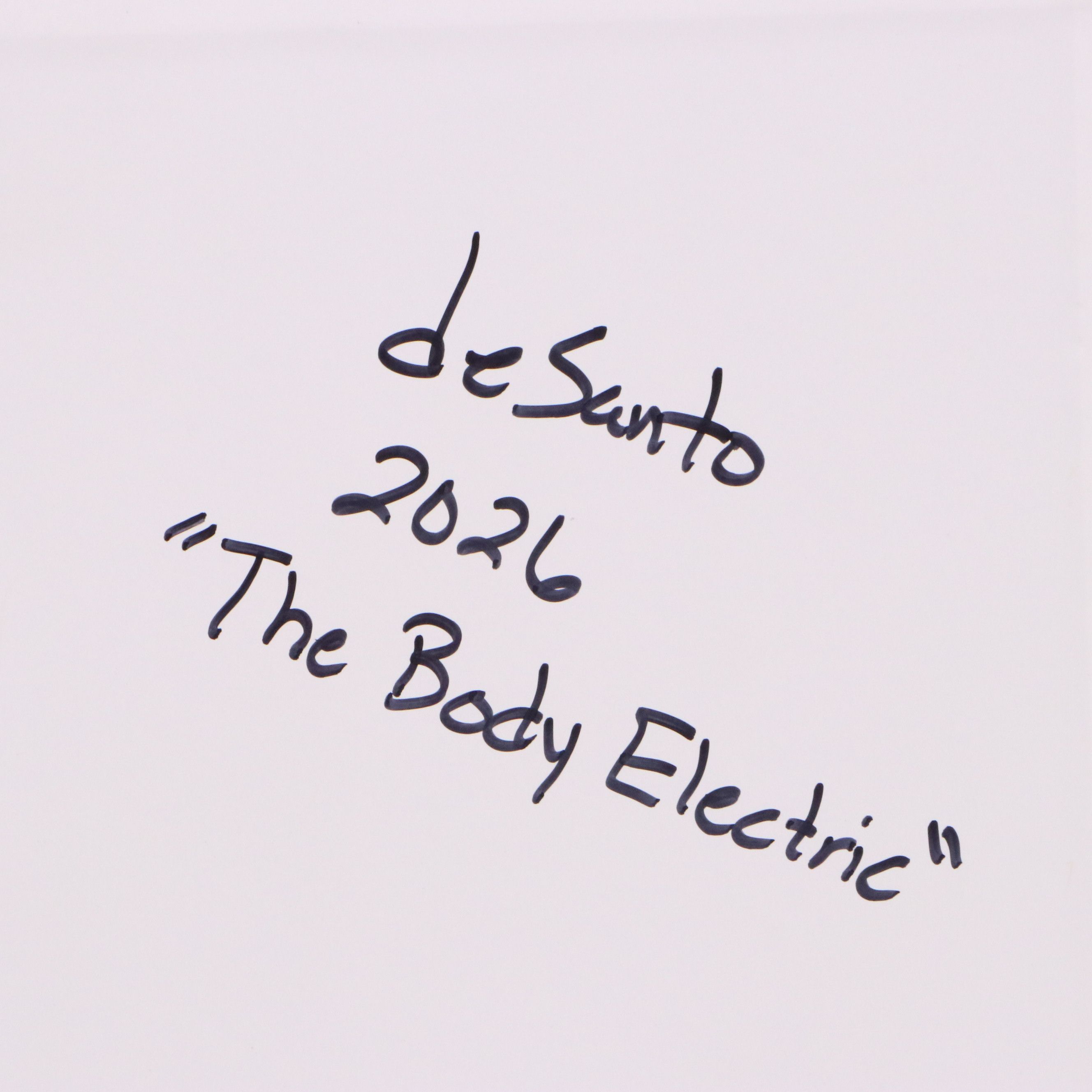 deSanto Male Nude Acrylic Painting, 2026