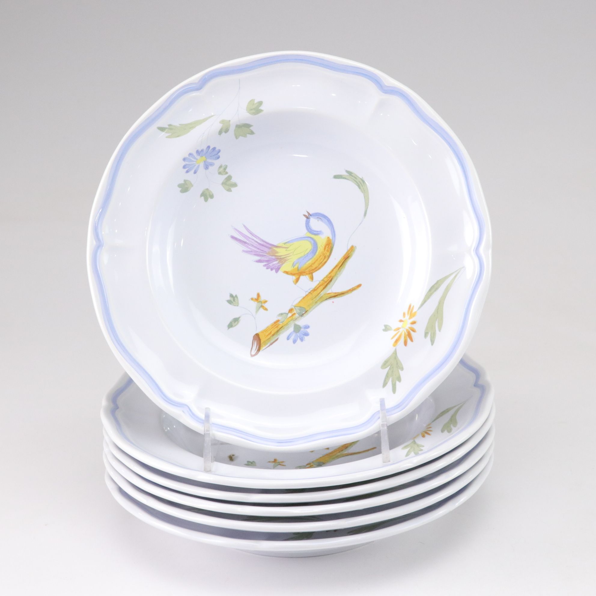 Longchamp French Faience "Perouges" with Villeroy & Boch "Adeline" Teapot & More