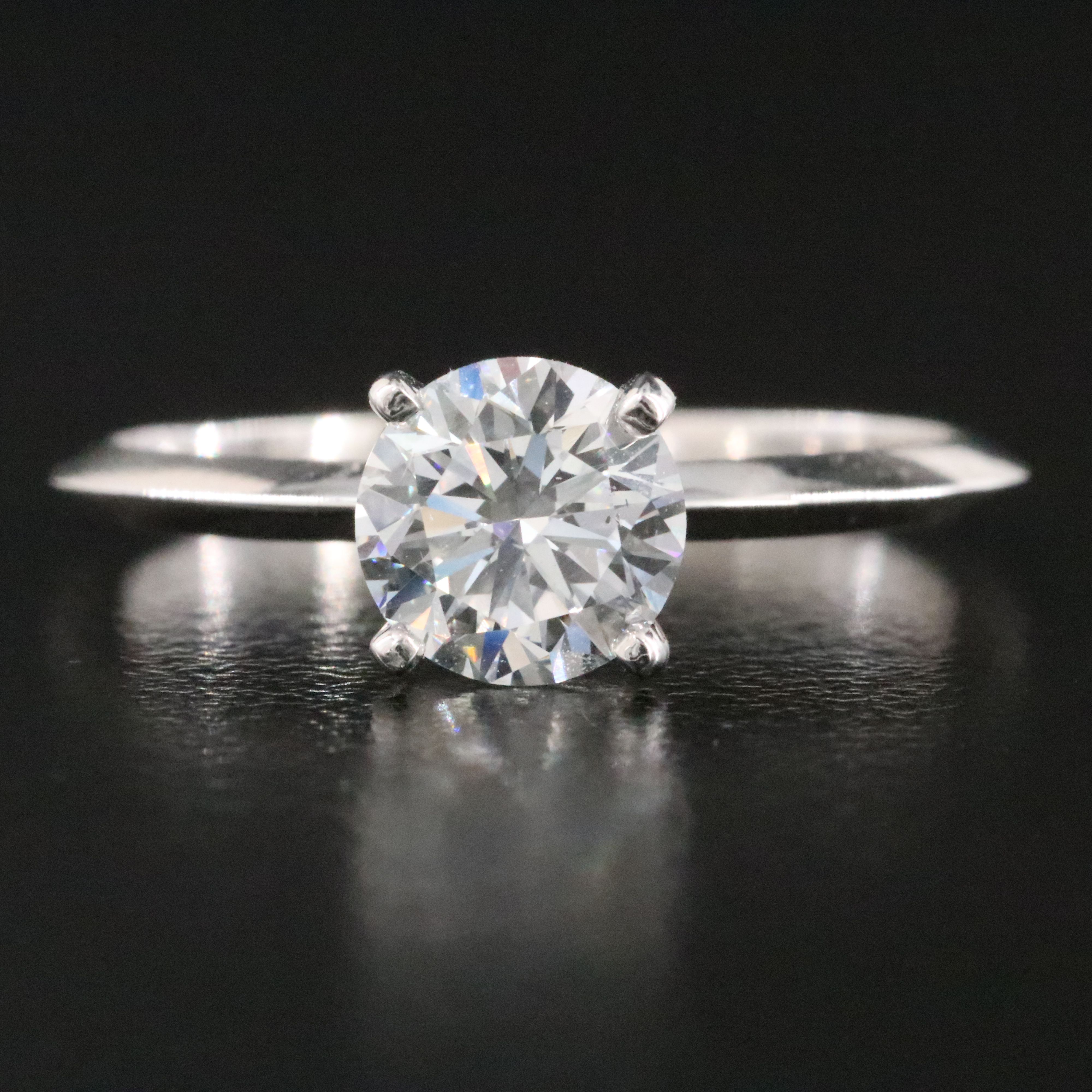 10K 0.96 CT Lab Grown Diamond Solitaire Ring