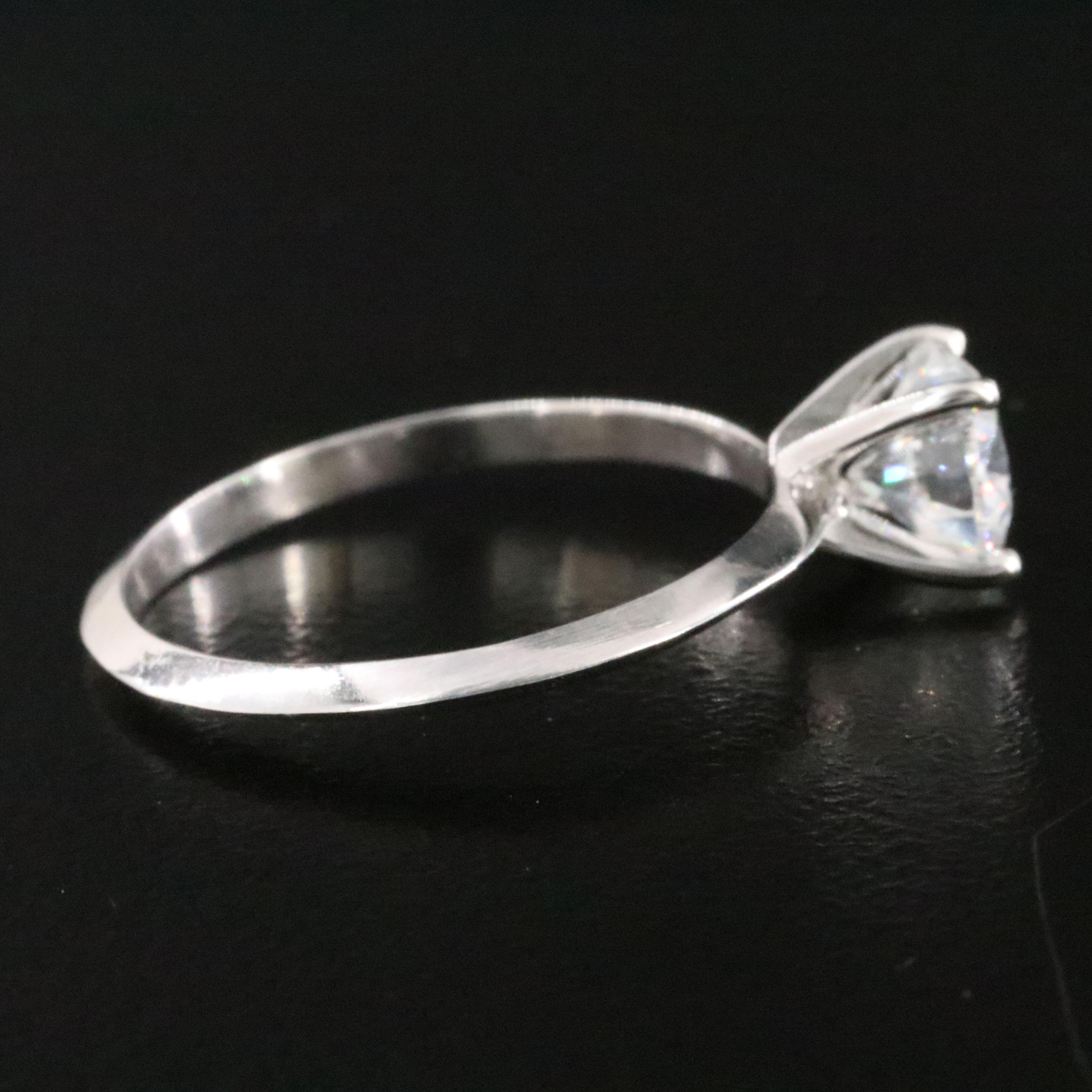10K 0.96 CT Lab Grown Diamond Solitaire Ring