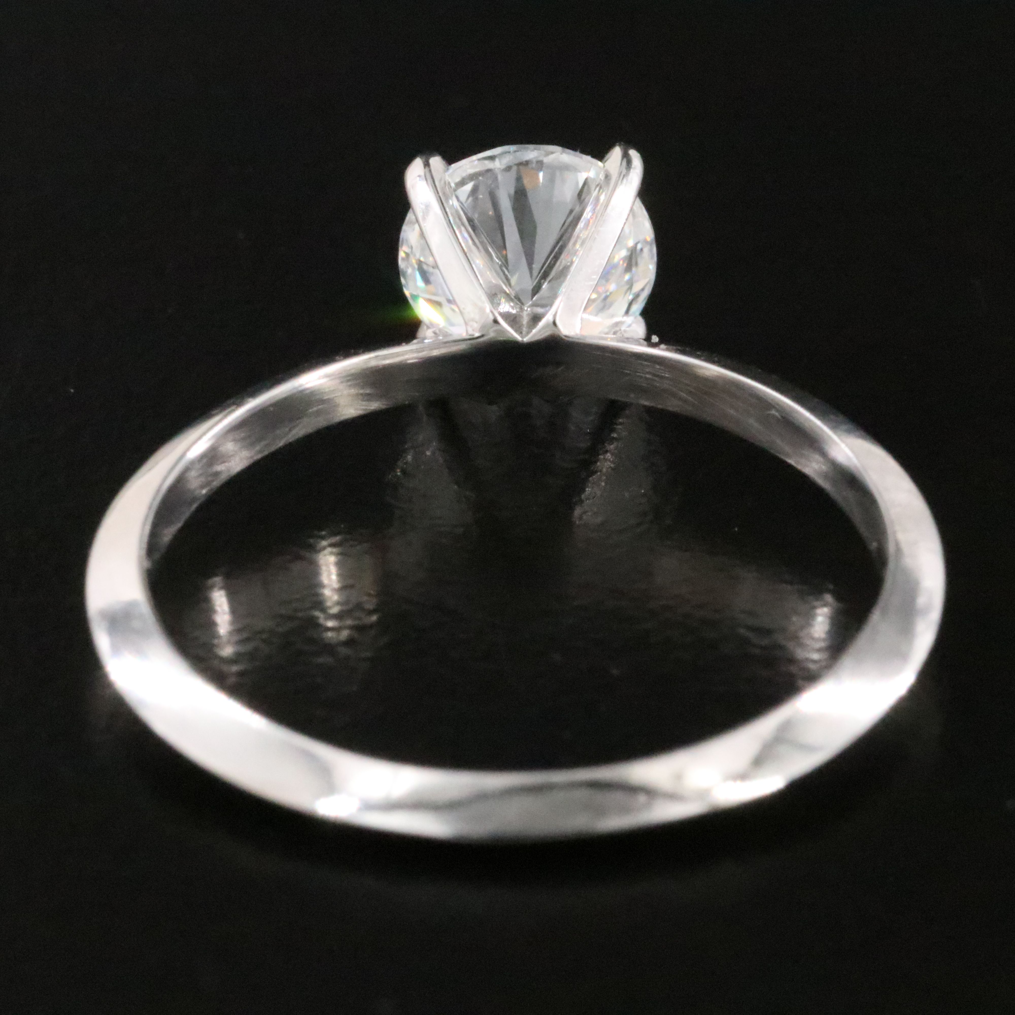 10K 0.96 CT Lab Grown Diamond Solitaire Ring
