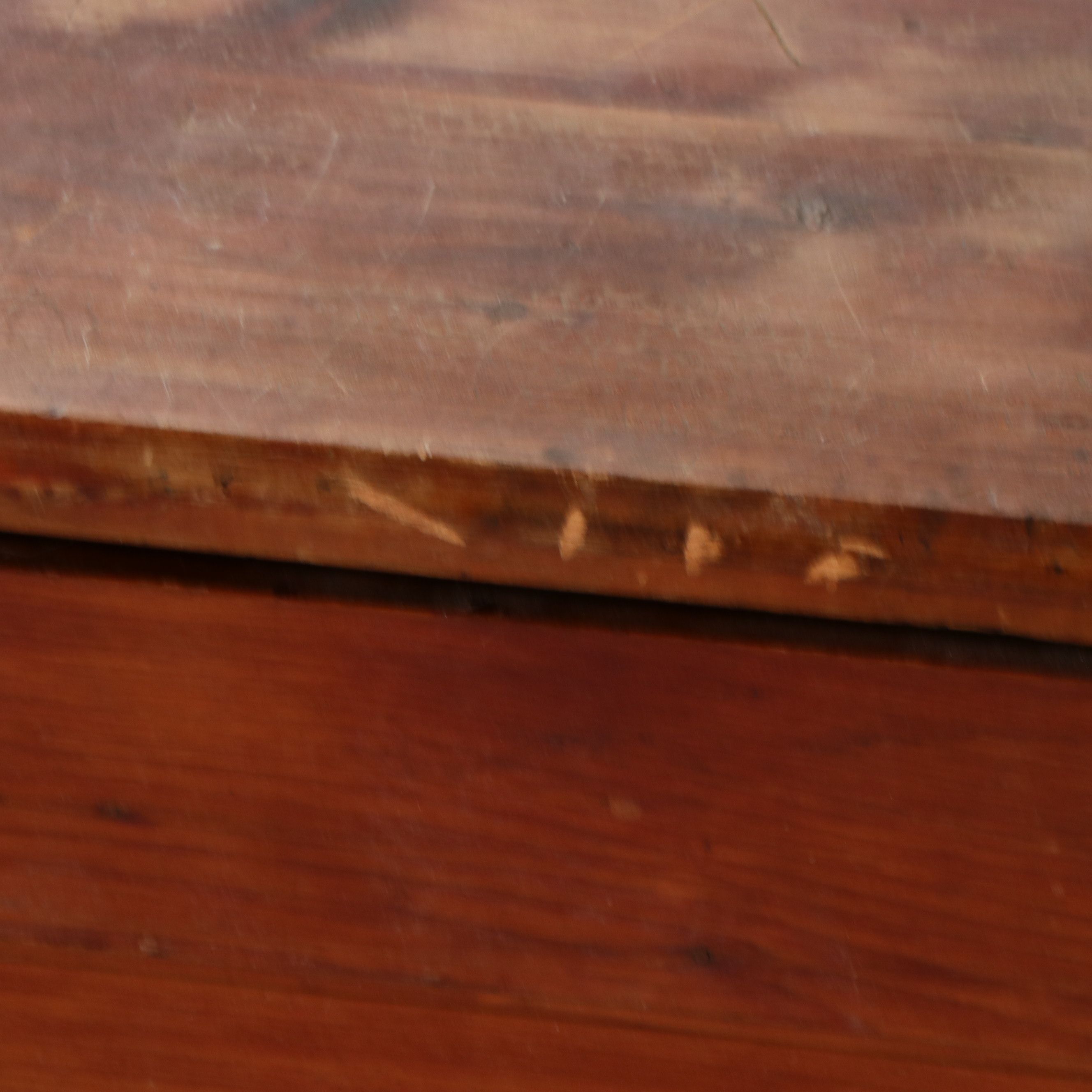 Cedar Chest with Scroll Splayed Sides, Early to Mid-20th Century