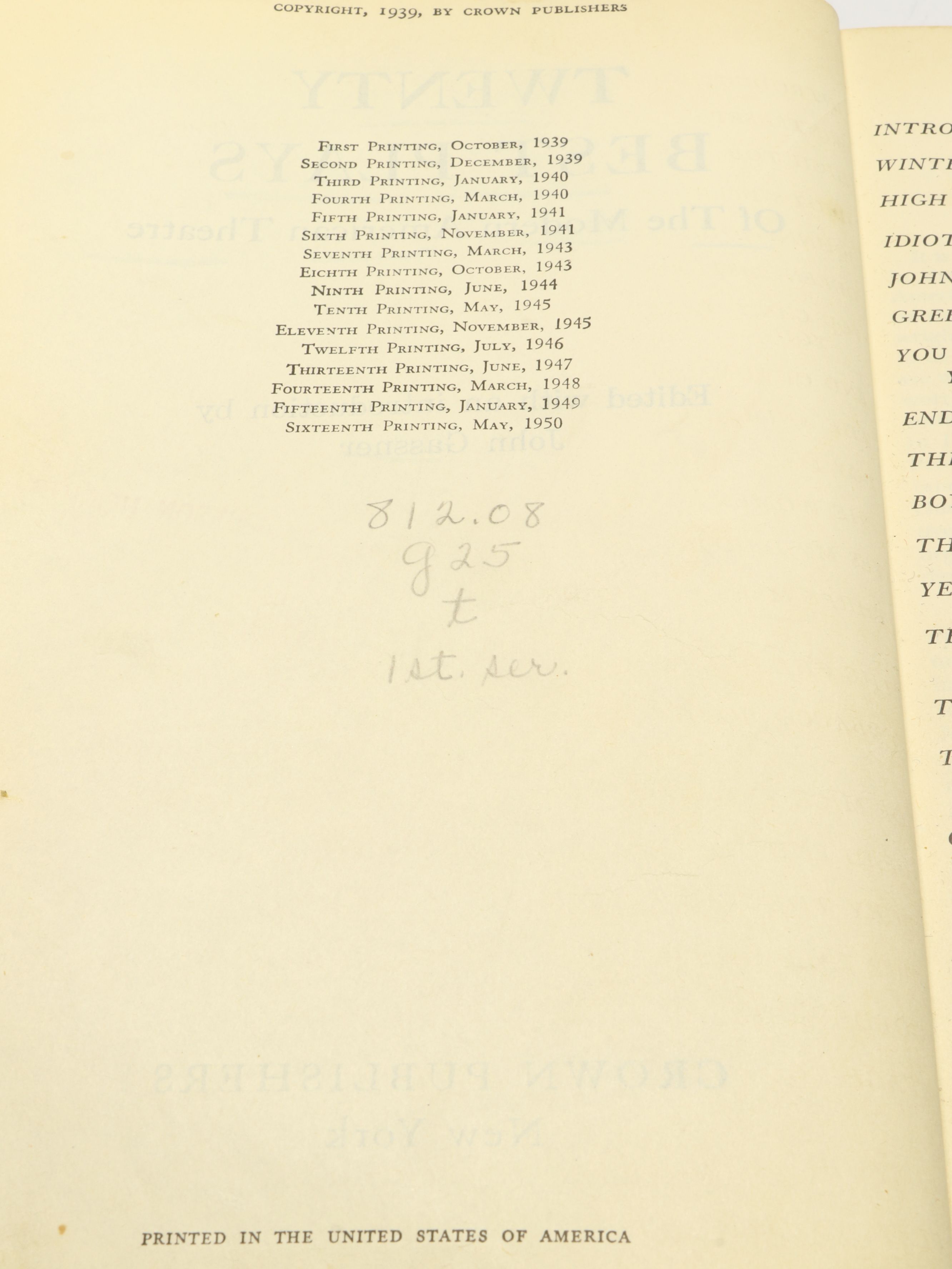 "The Globe Illustrated Shakespeare" with Other Theater and Art Books