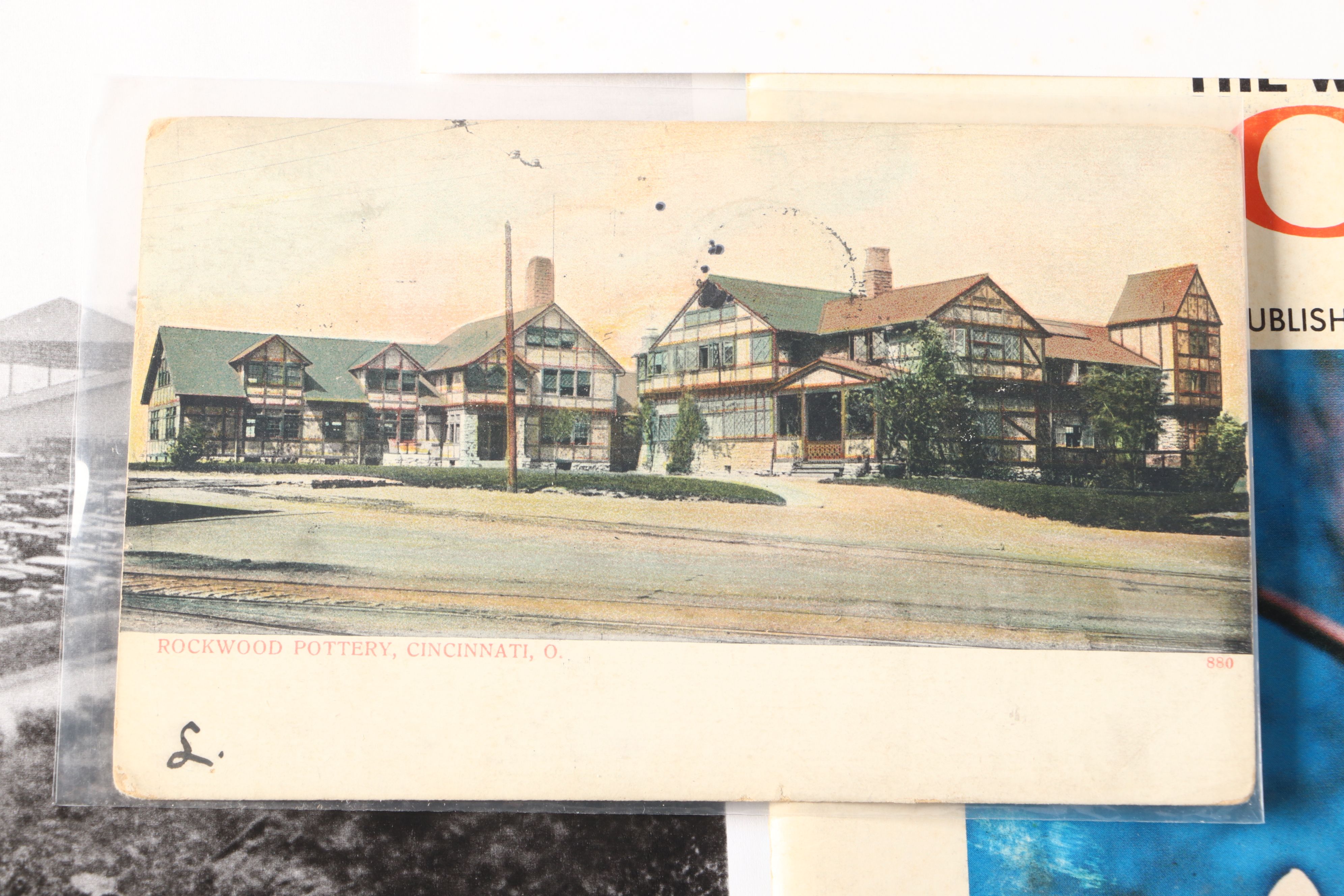 1913 Livestock Sale Poster, 1907 Rookwood Postcard and More