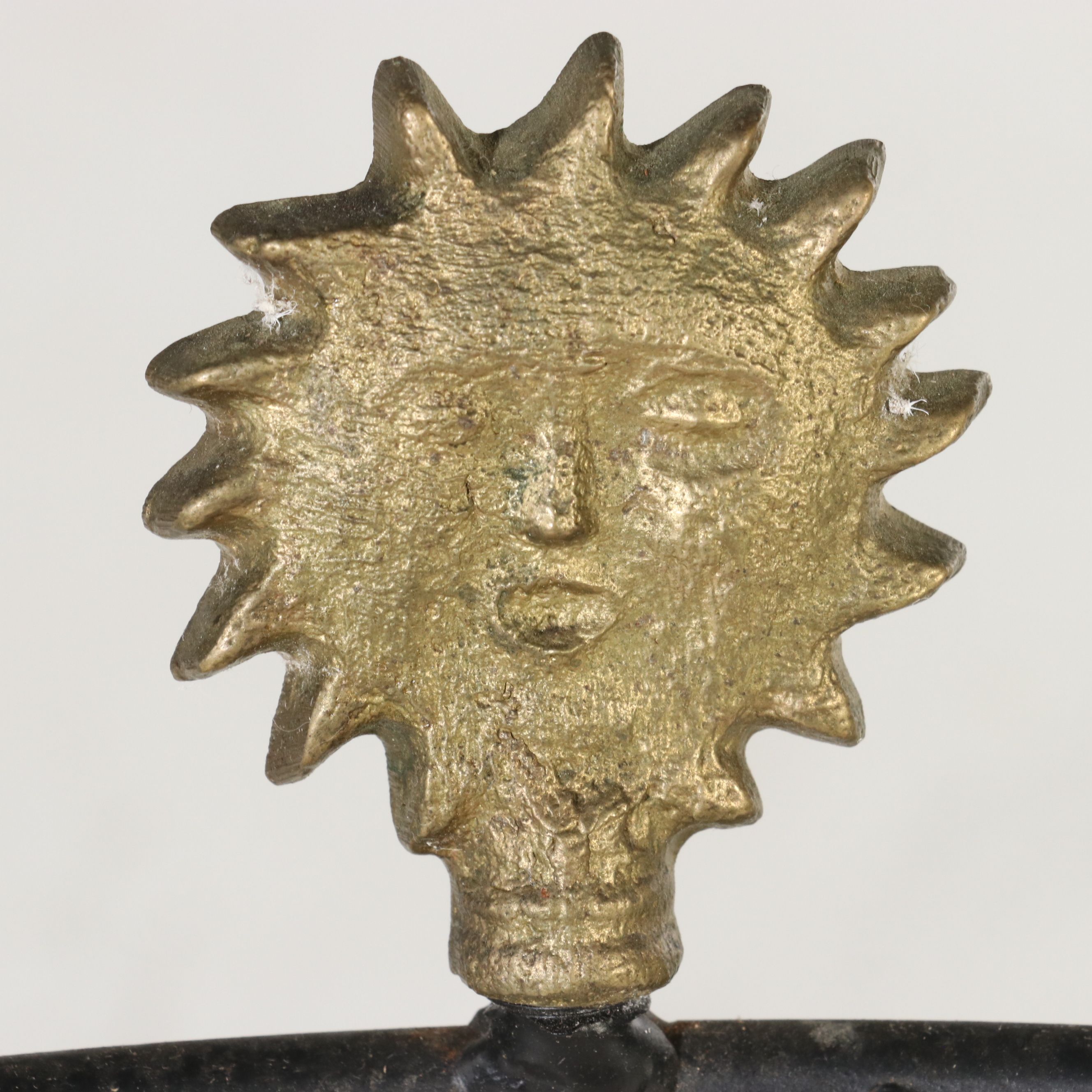 Mid Century Modern Style Celestial Themed Wrought Iron Bistro Set