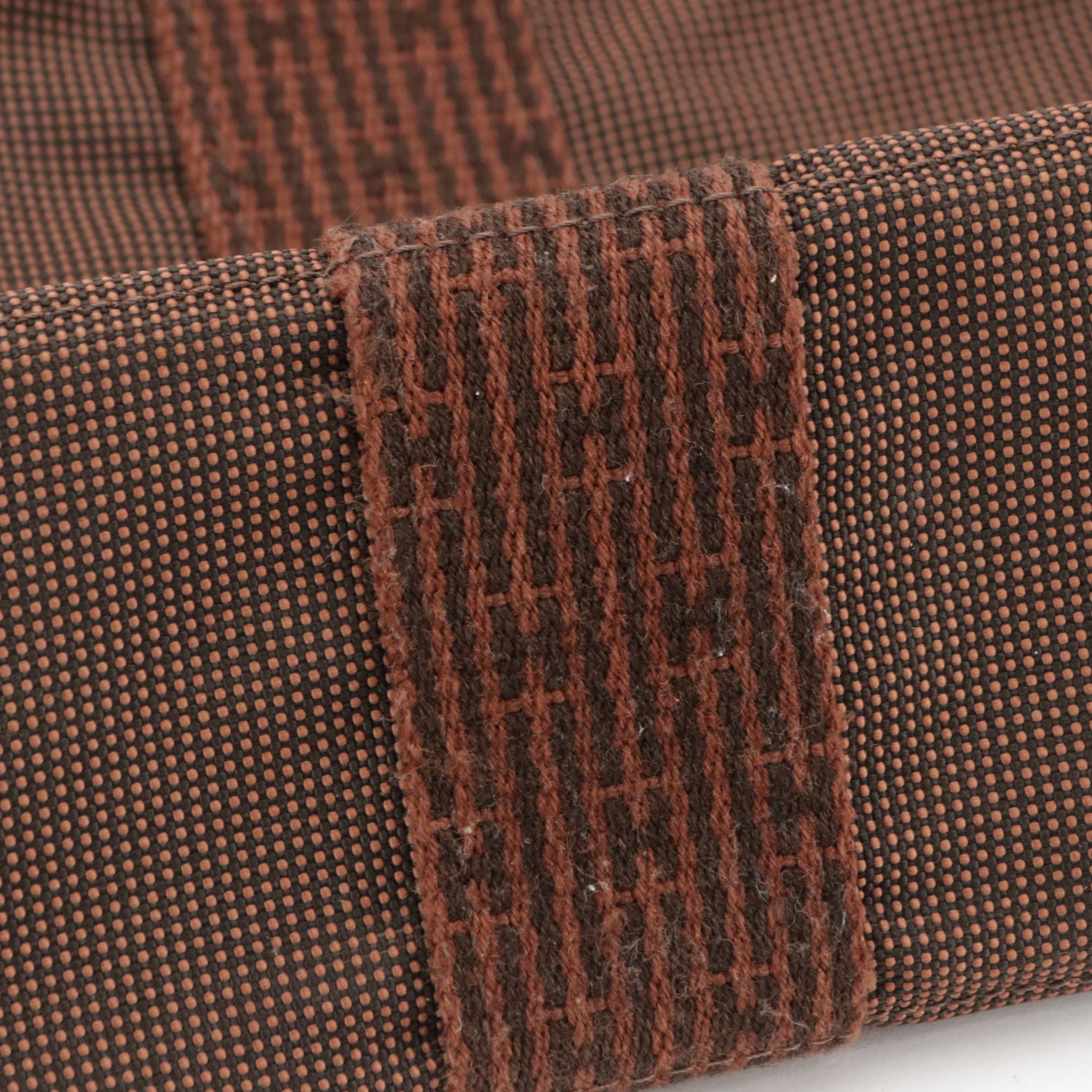 Hermès Herline Fourre-Tout PM Zip Tote in Brown Nylon Canvas