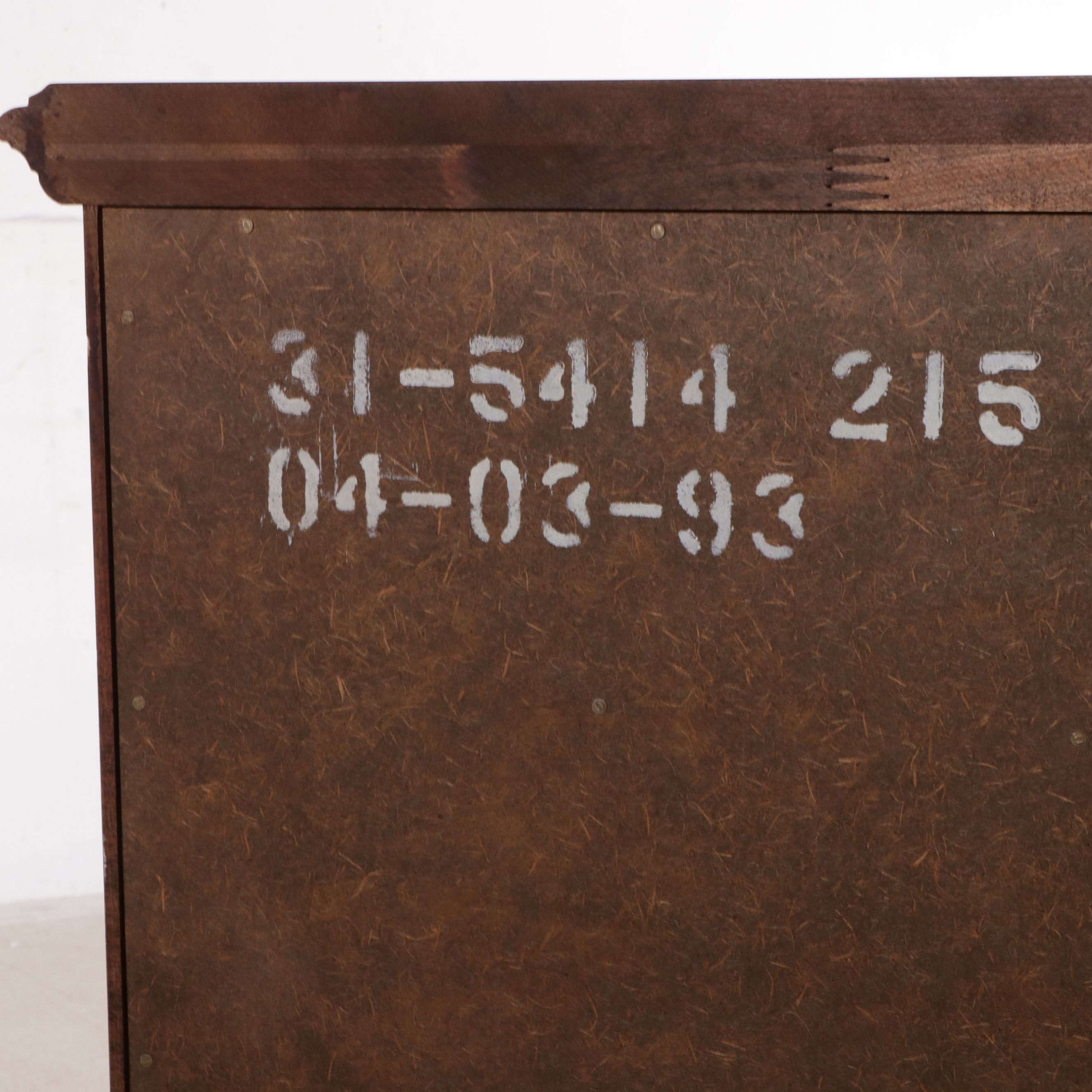 Knob Creek Chippendale Style Mahogany Finish Tall Chest of Drawers