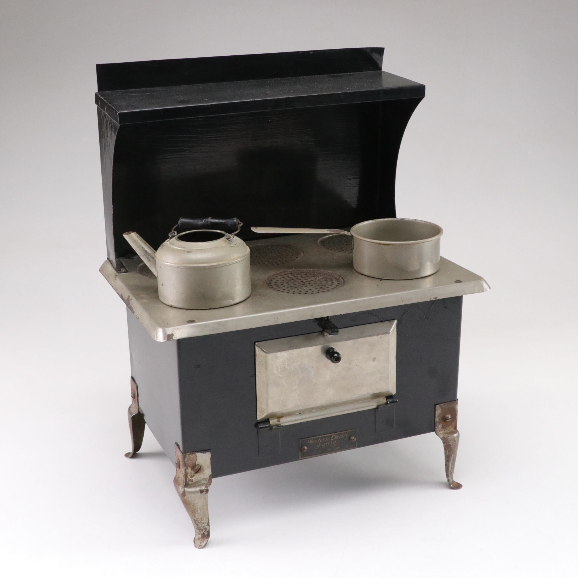 Western Electric "Junior" Stove Toy Set, Early 20th Century