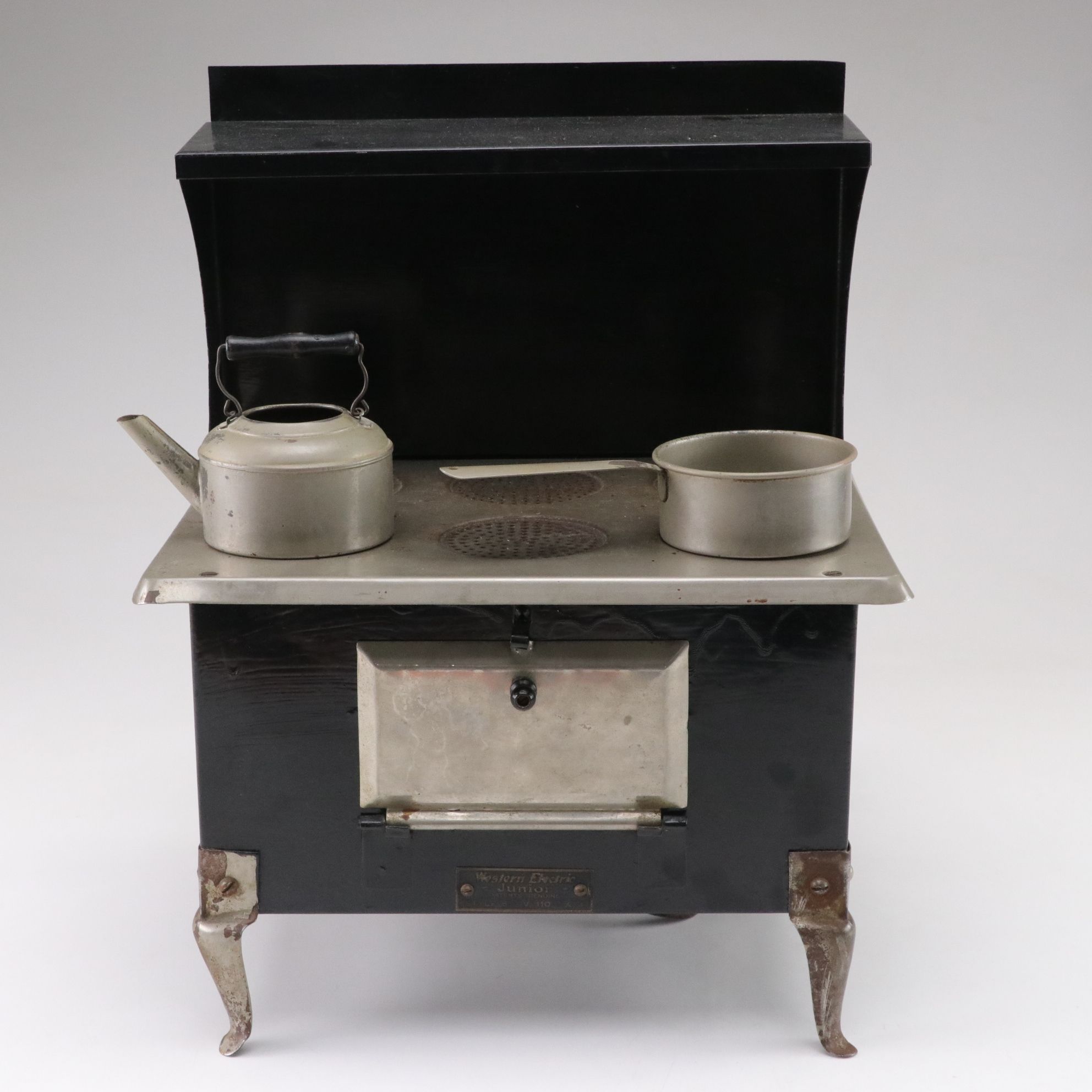 Western Electric "Junior" Stove Toy Set, Early 20th Century