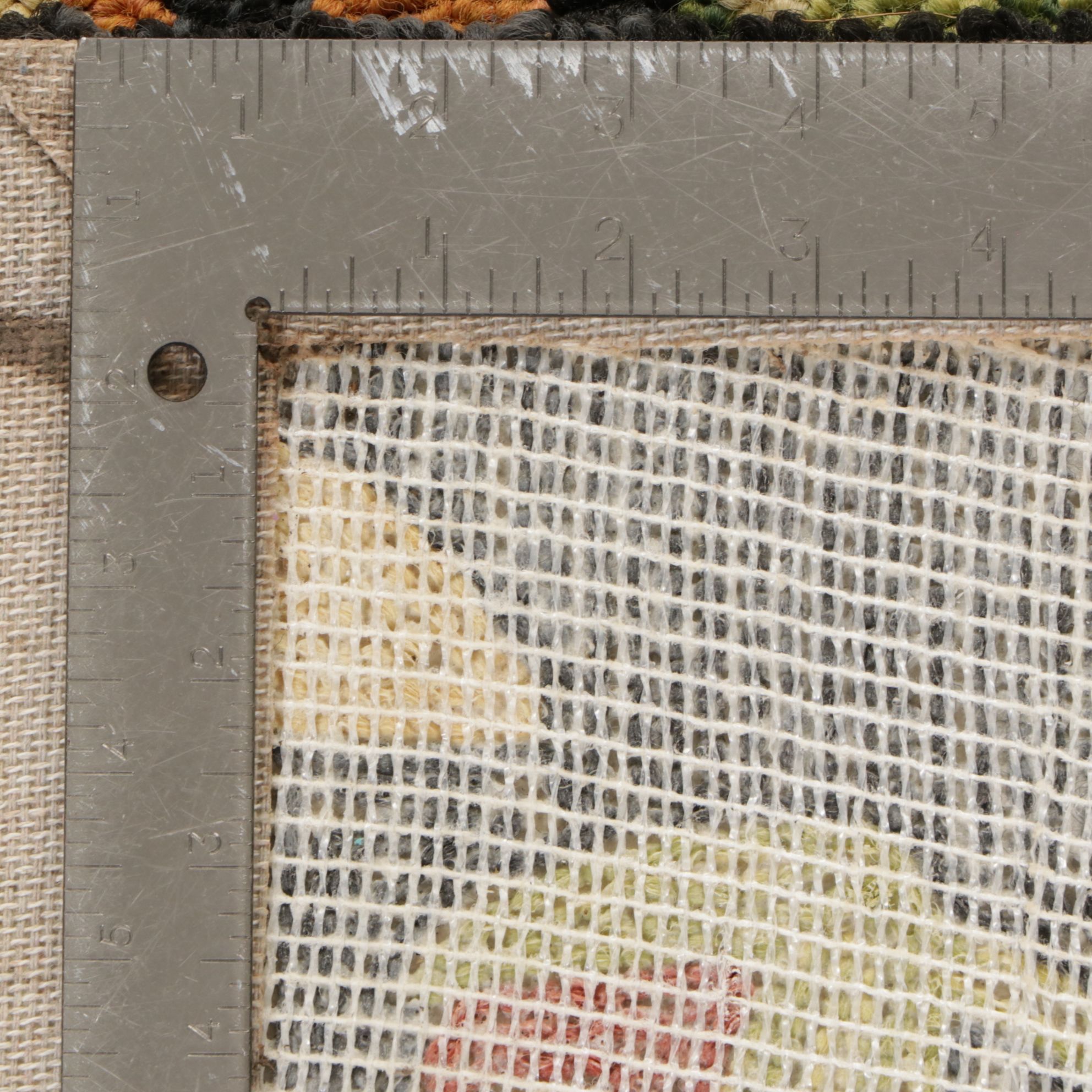 5' x 7' Hand-Hooked At Home "Santa Monica" Bright Floral Area Rug