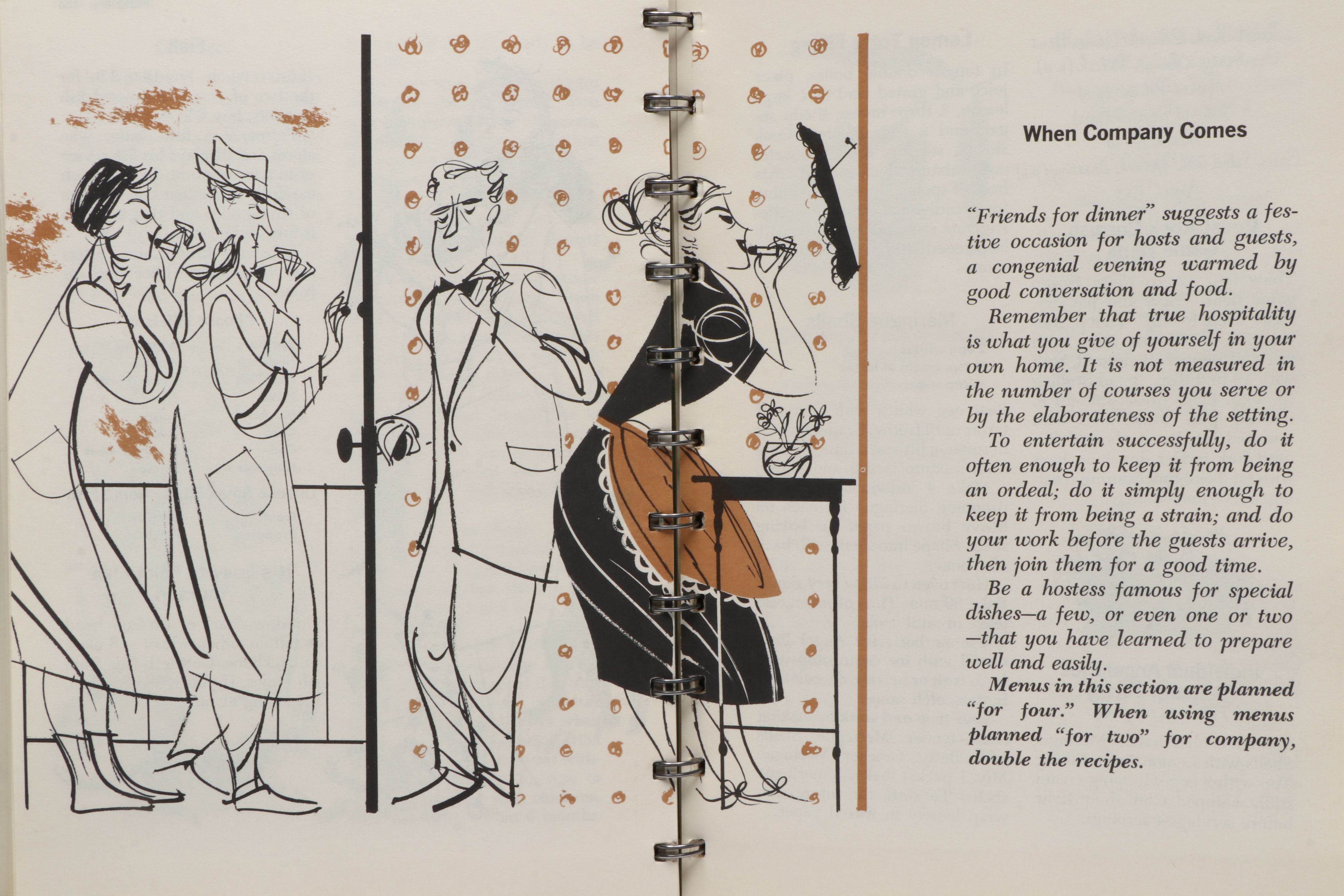 Charley Harper Illustrated First Edition "Betty Crocker's Dinner for Two," 1958