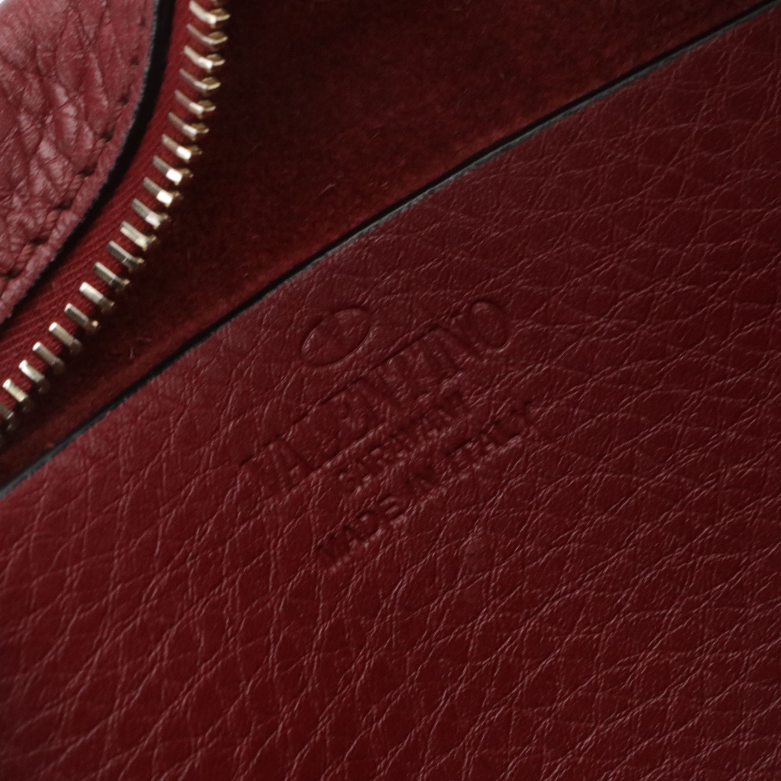 Valentino Garavani Crossbody Bag in Rockstud Burgundy Grained Calfskin Leather