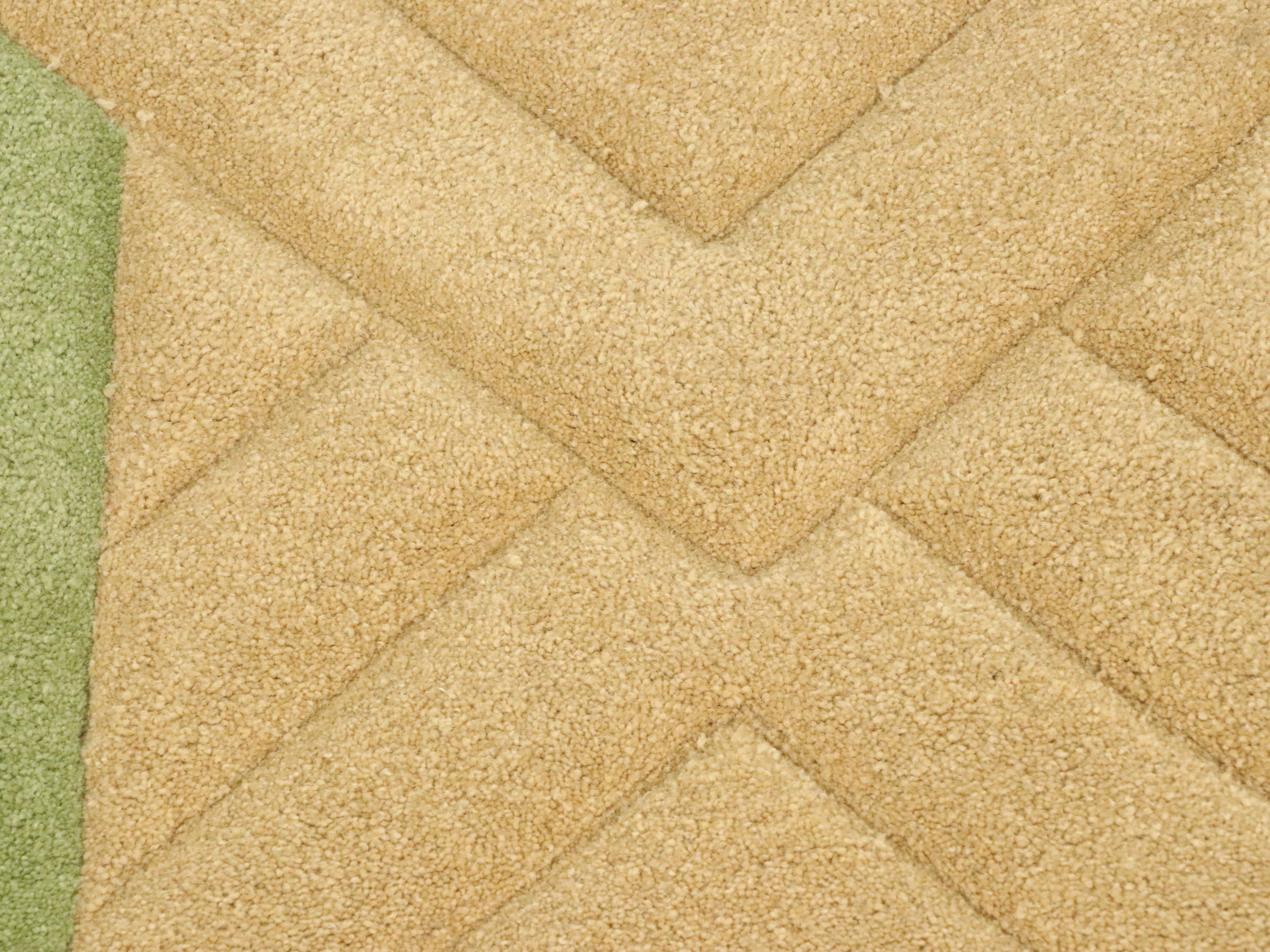 9' x 14'11 Machine Made Carved Postmodern Deco Revival Room-Sized Rug