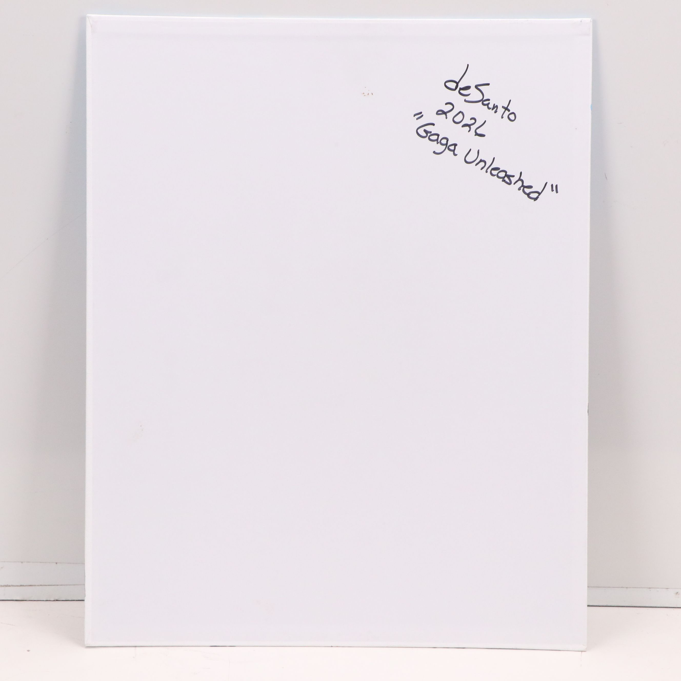 deSanto Pop Art Acrylic Painting of Lady Gaga, 2026