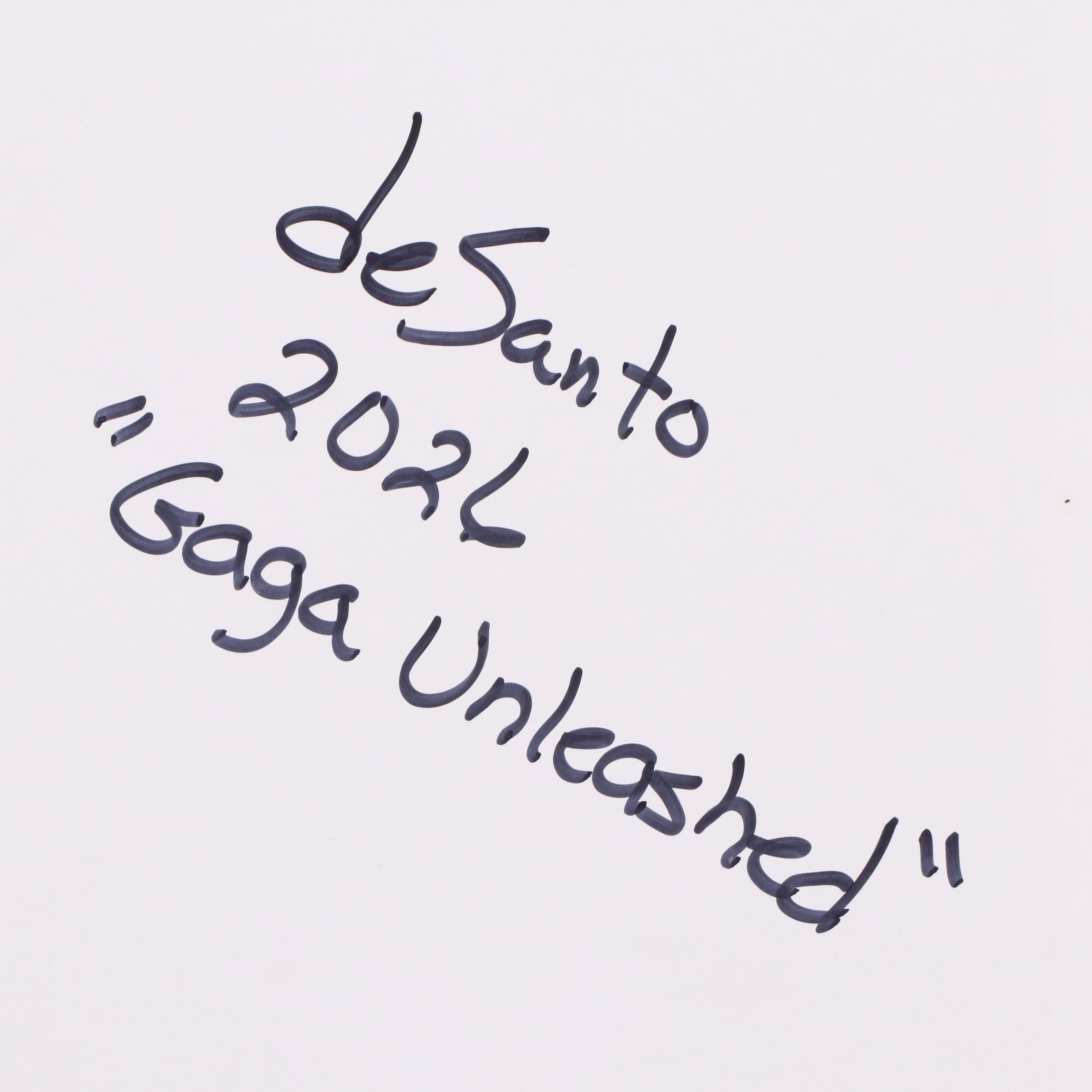 deSanto Pop Art Acrylic Painting of Lady Gaga, 2026