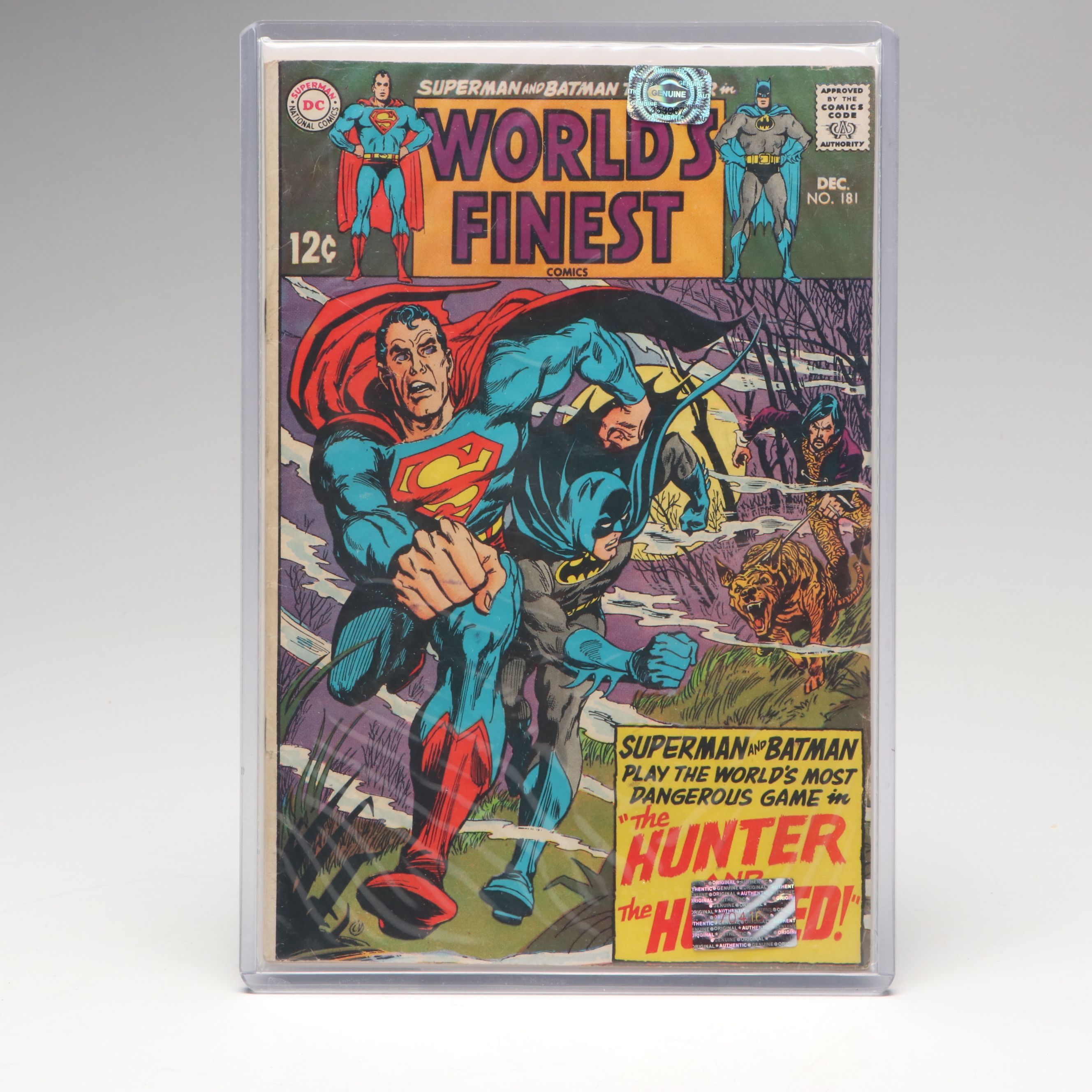 DC Comics Silver Age "World's Finest" Vol. 1 #181 Comic Book, 1968