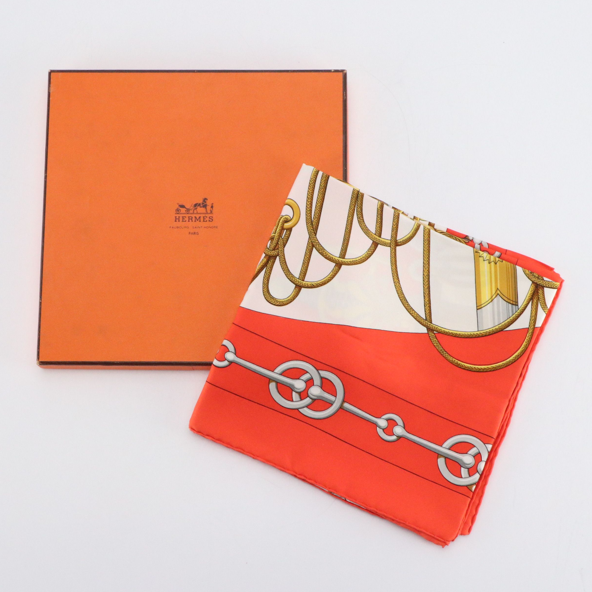 Hermès "Cliquetis" Silk Twill Scarf