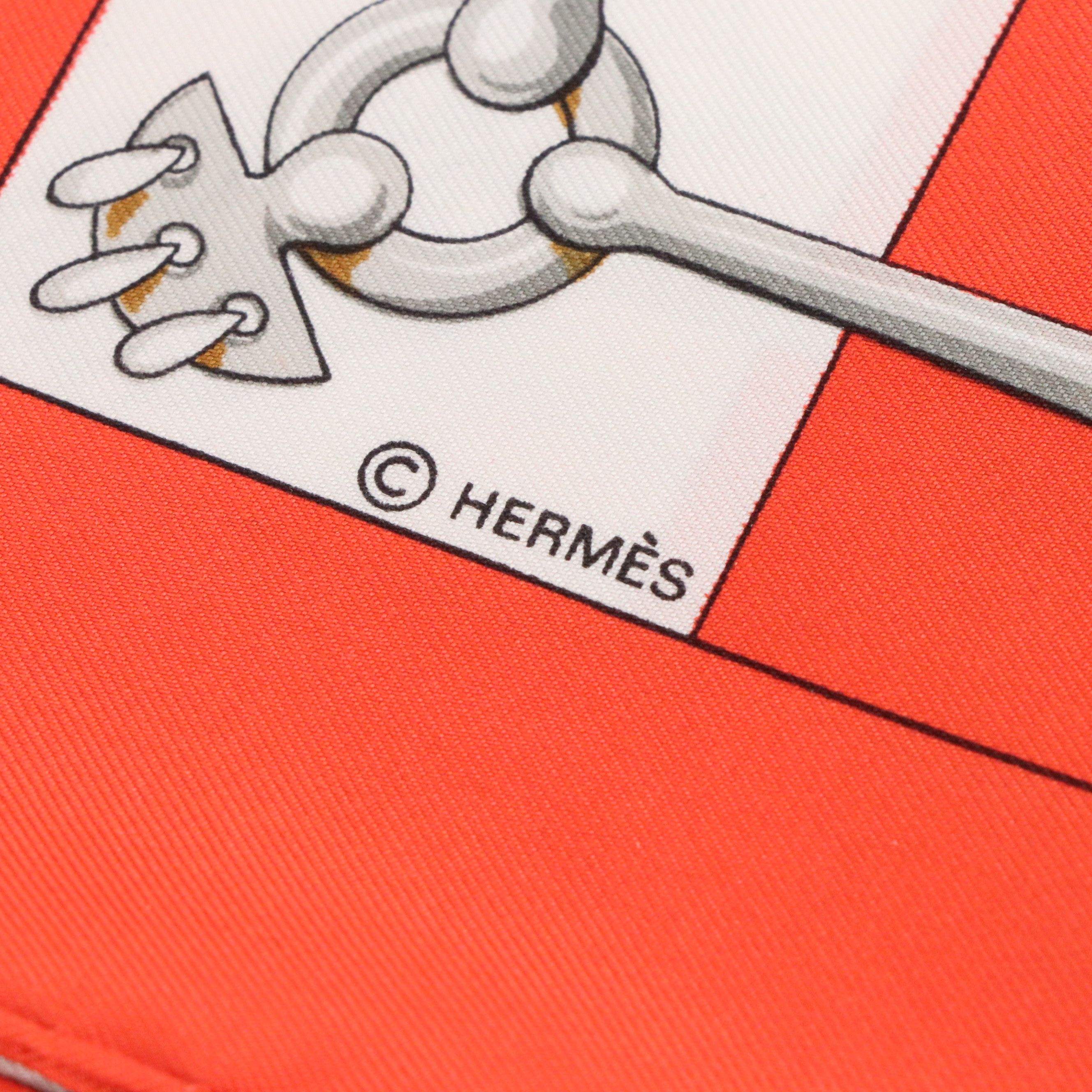 Hermès "Cliquetis" Silk Twill Scarf