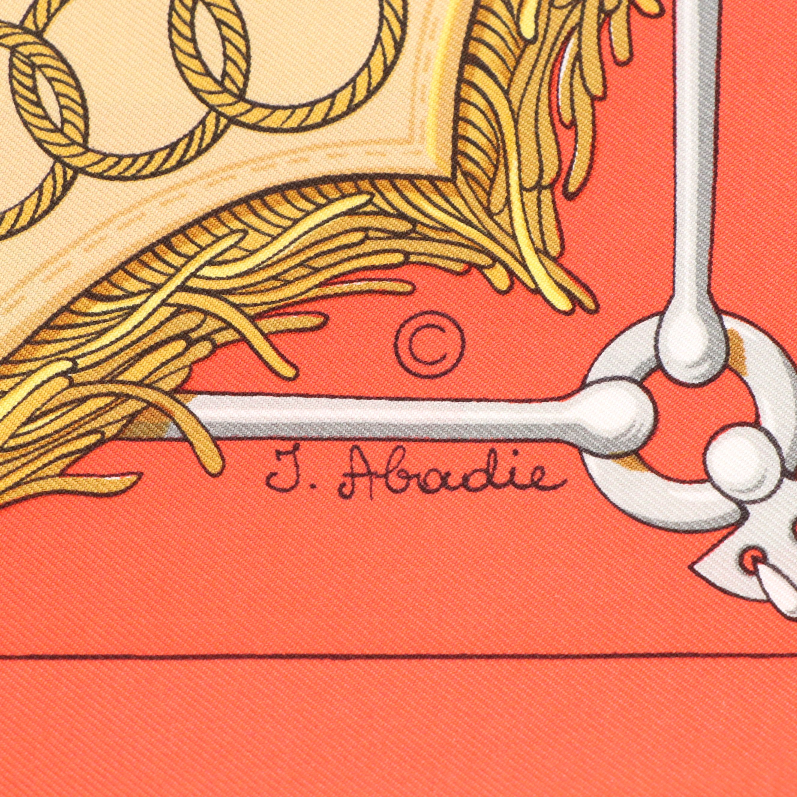 Hermès "Cliquetis" Silk Twill Scarf