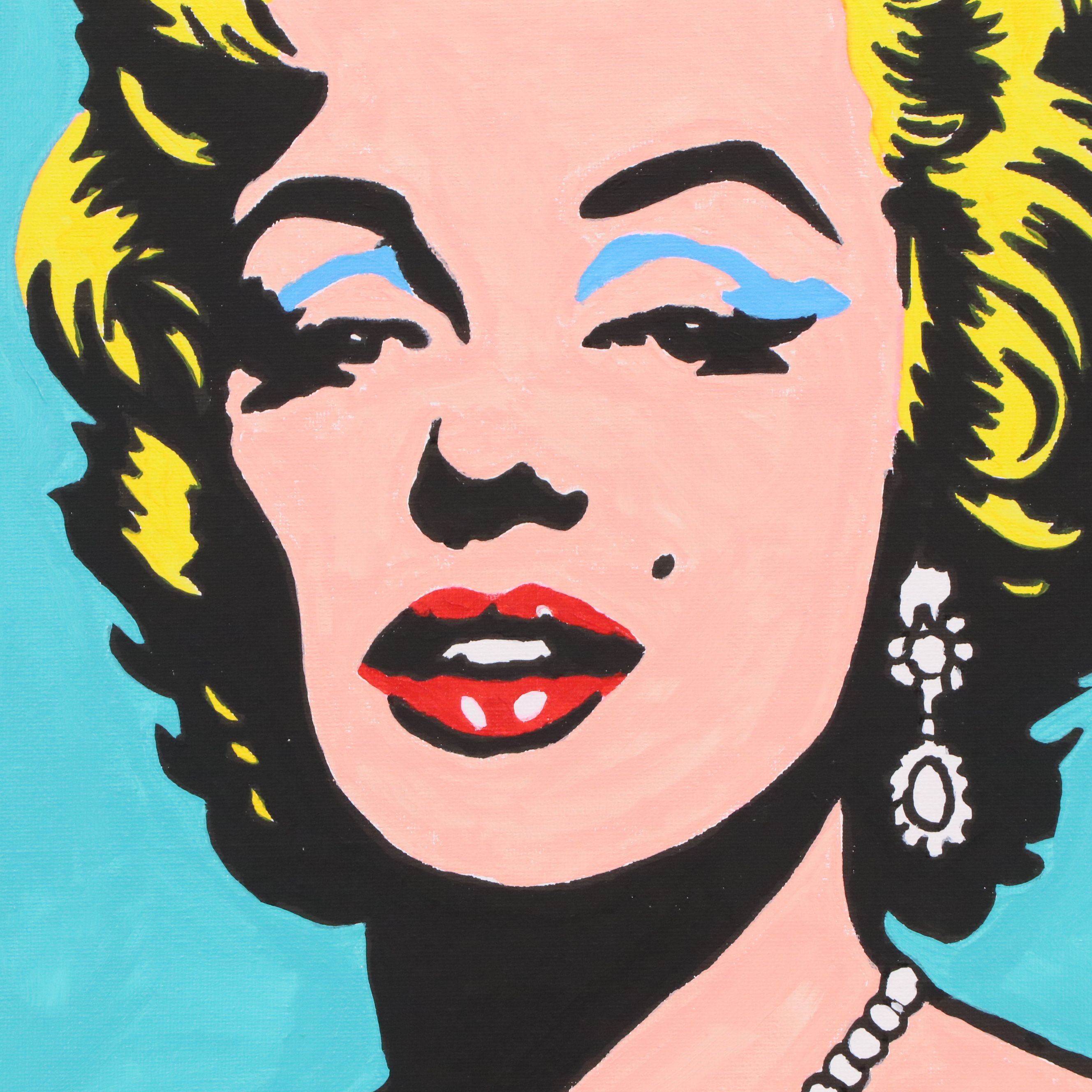 deSanto Pop Art Acrylic Painting of Marilyn Monroe, 2026