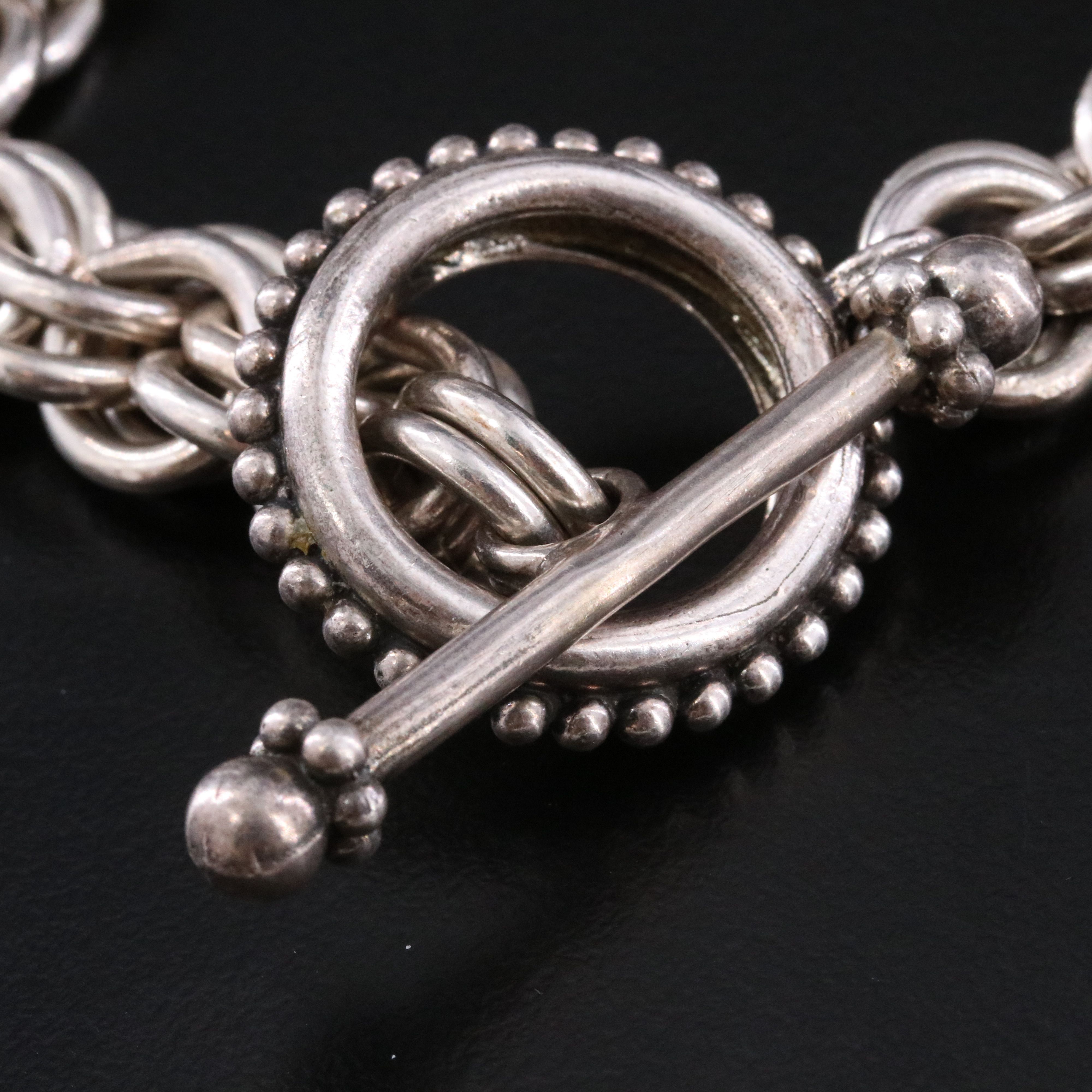 Sterling Stephen Dweck Blister Pearl Bracelet