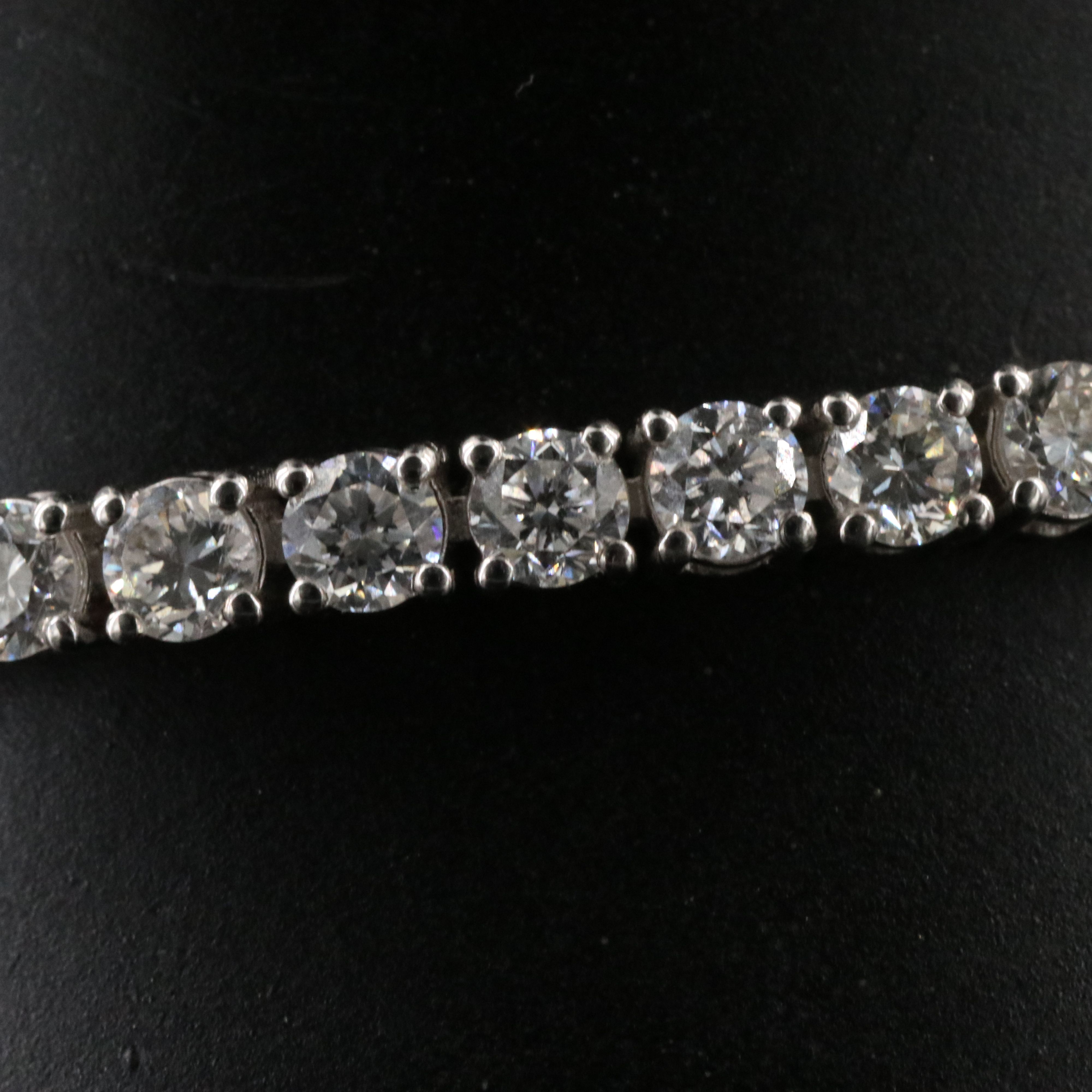 Sterling 5.04 CTW Lab Grown Diamond Line Bracelet
