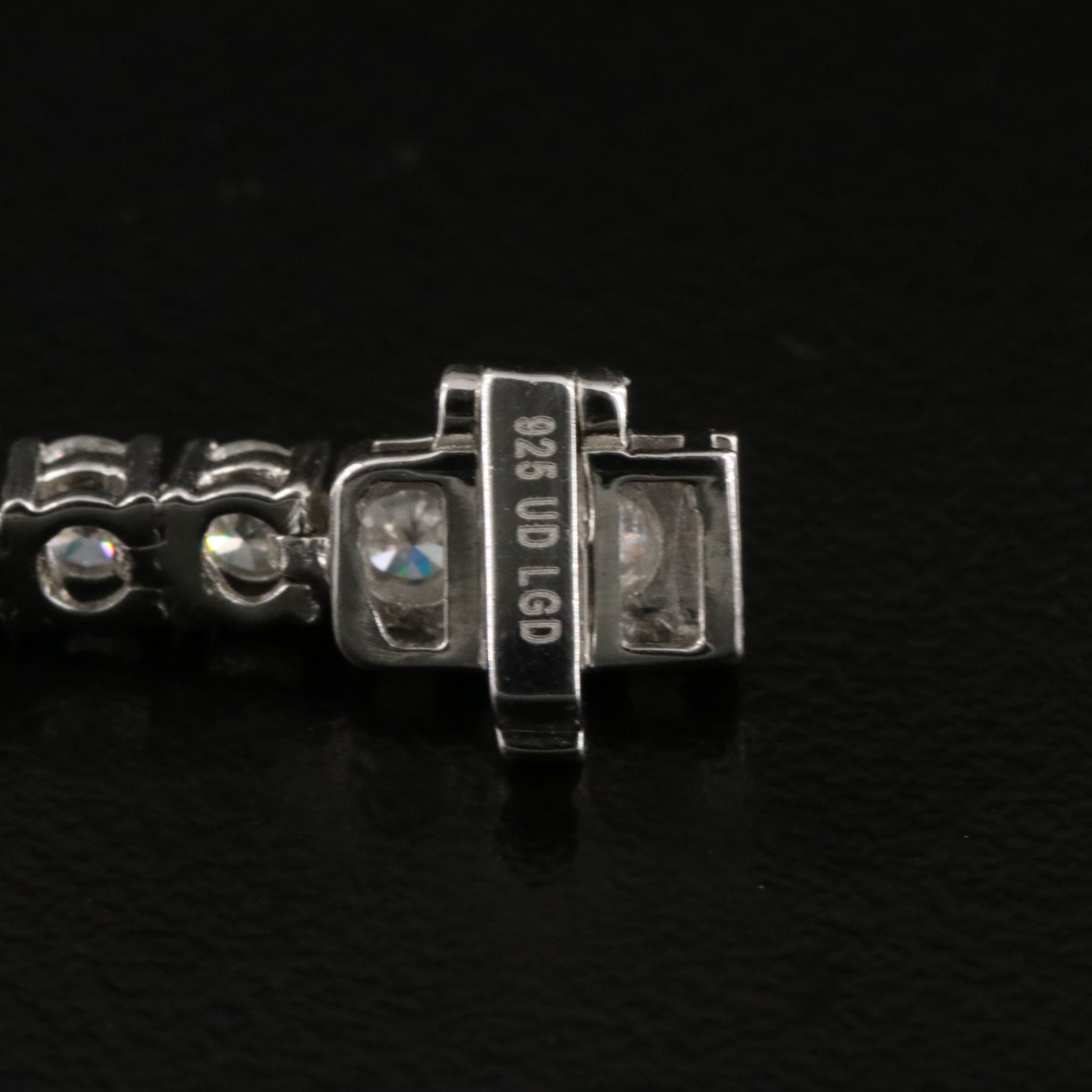 Sterling 5.04 CTW Lab Grown Diamond Line Bracelet