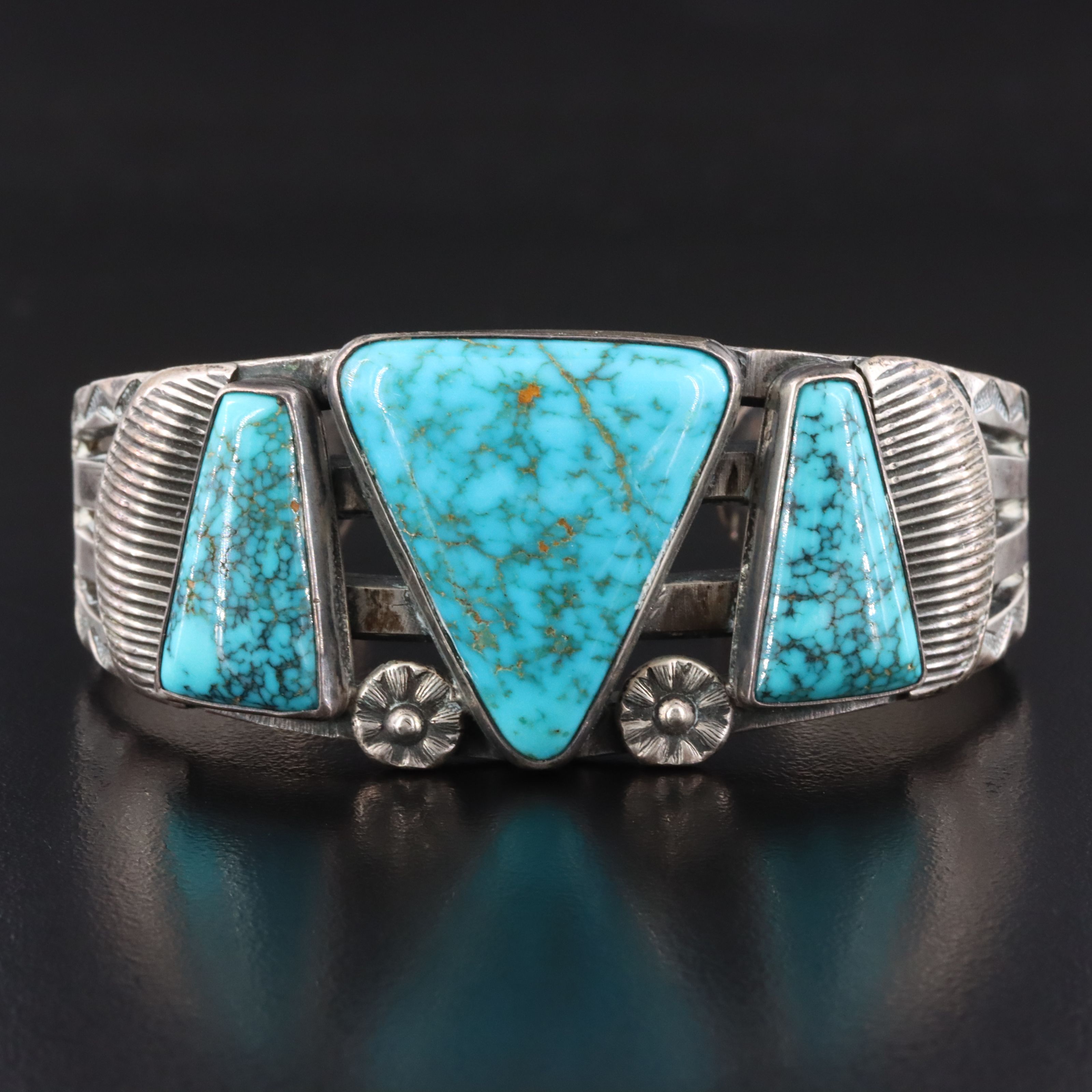 Sterling Turquoise Cuff