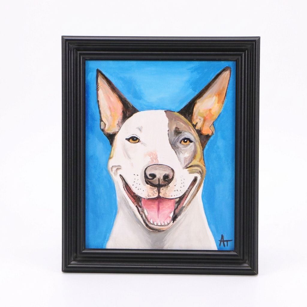 Ana Torres Acrylic "Bull Terrier," 2026