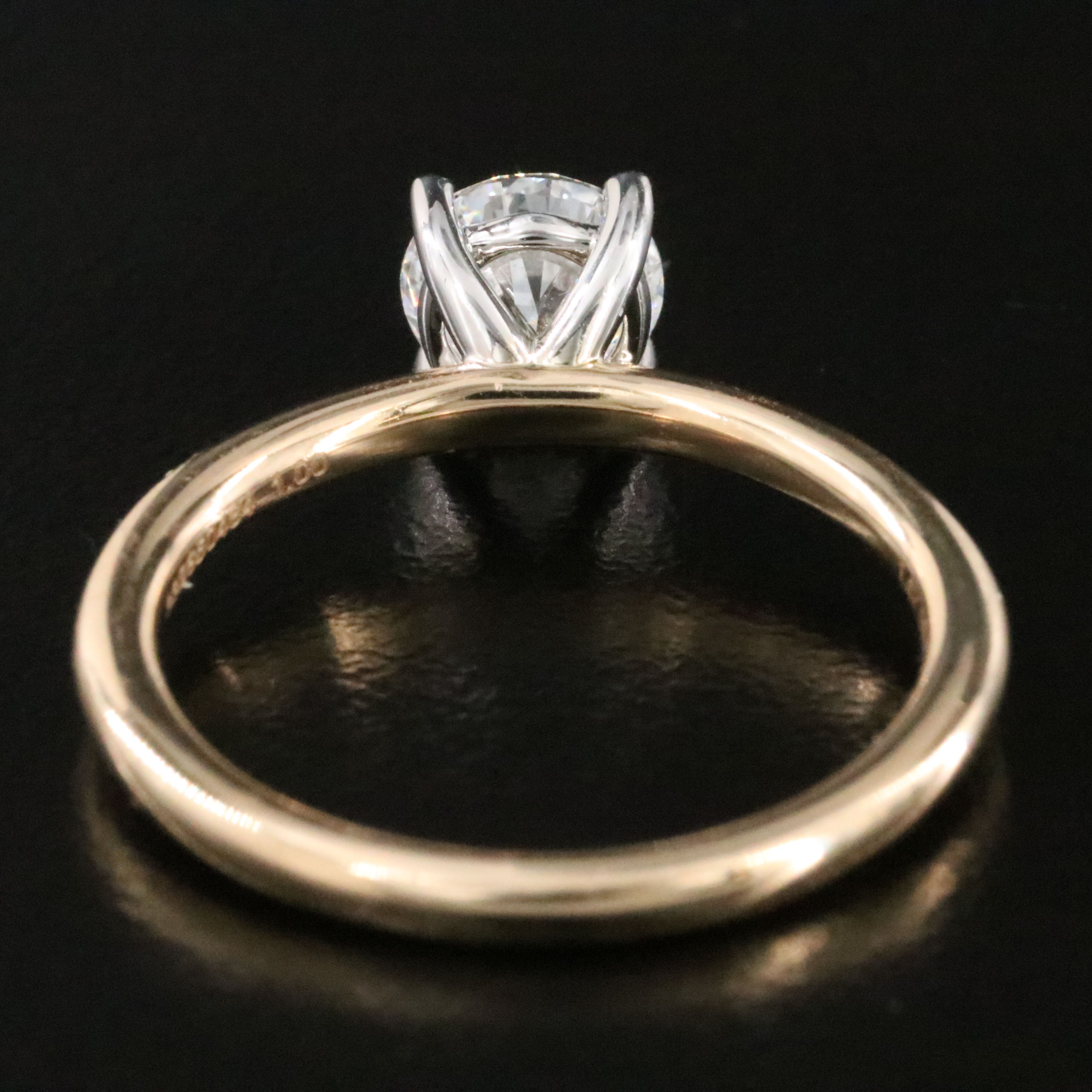 14K 1.00 CT Lab Grown Diamond Solitaire Ring
