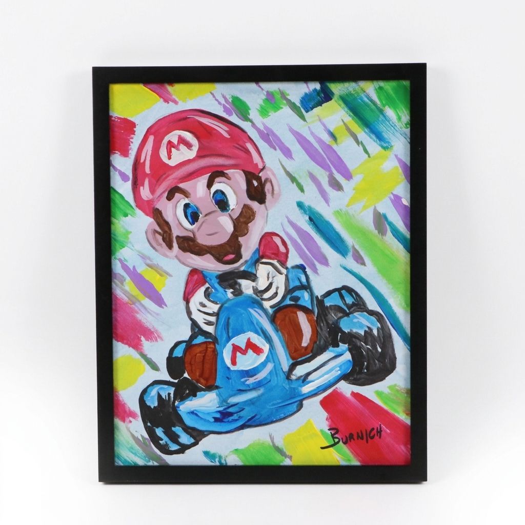 Joe Burnich Pop Art Acrylic Painting, 2026