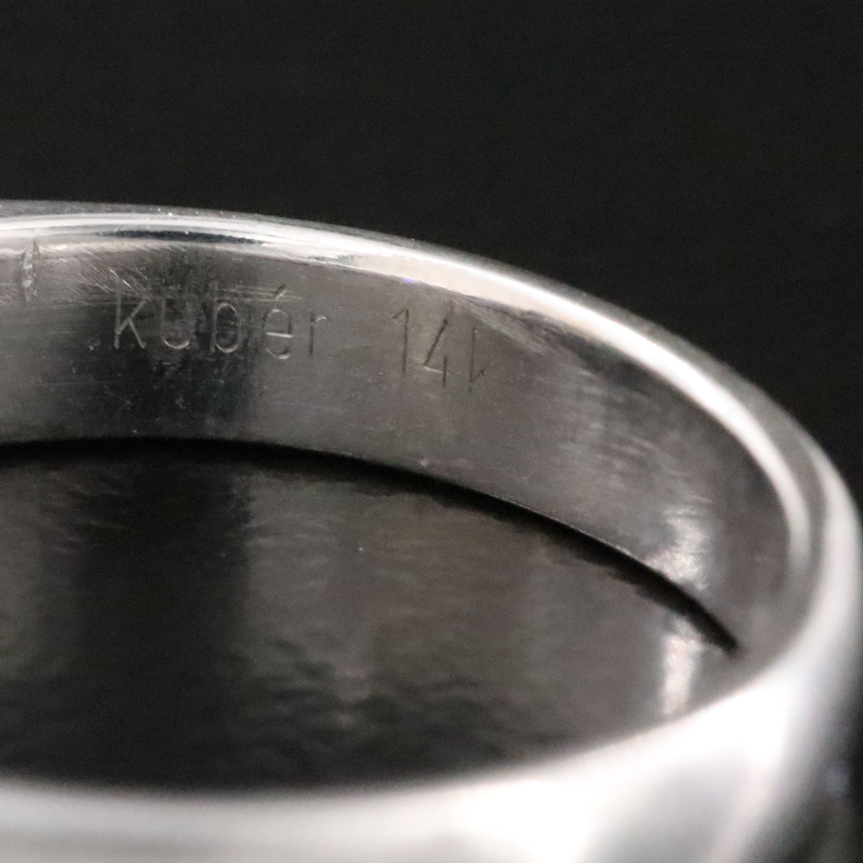 Kubér 14K Sapphire and Diamond Stackable Ring