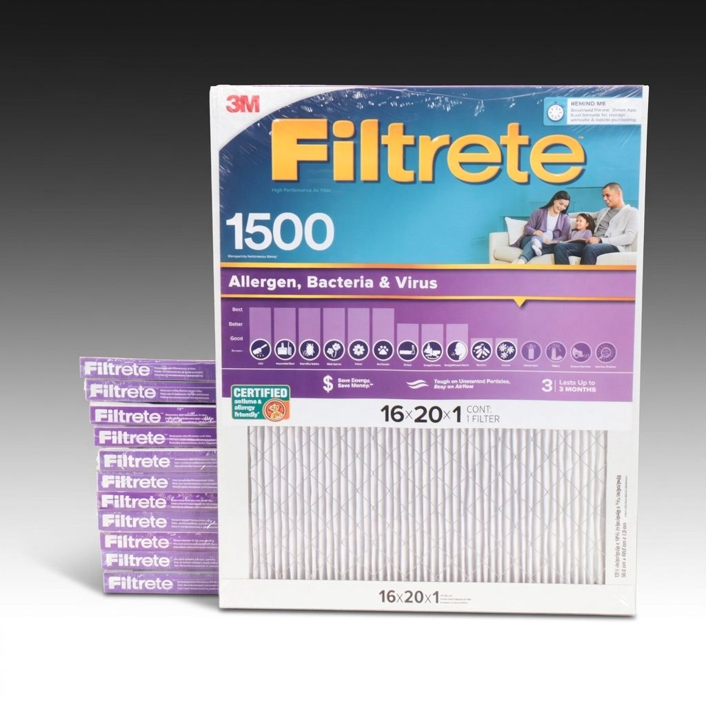 3M Filtrete 1500 High Performance Air Filters, 16" x 20" x 1"