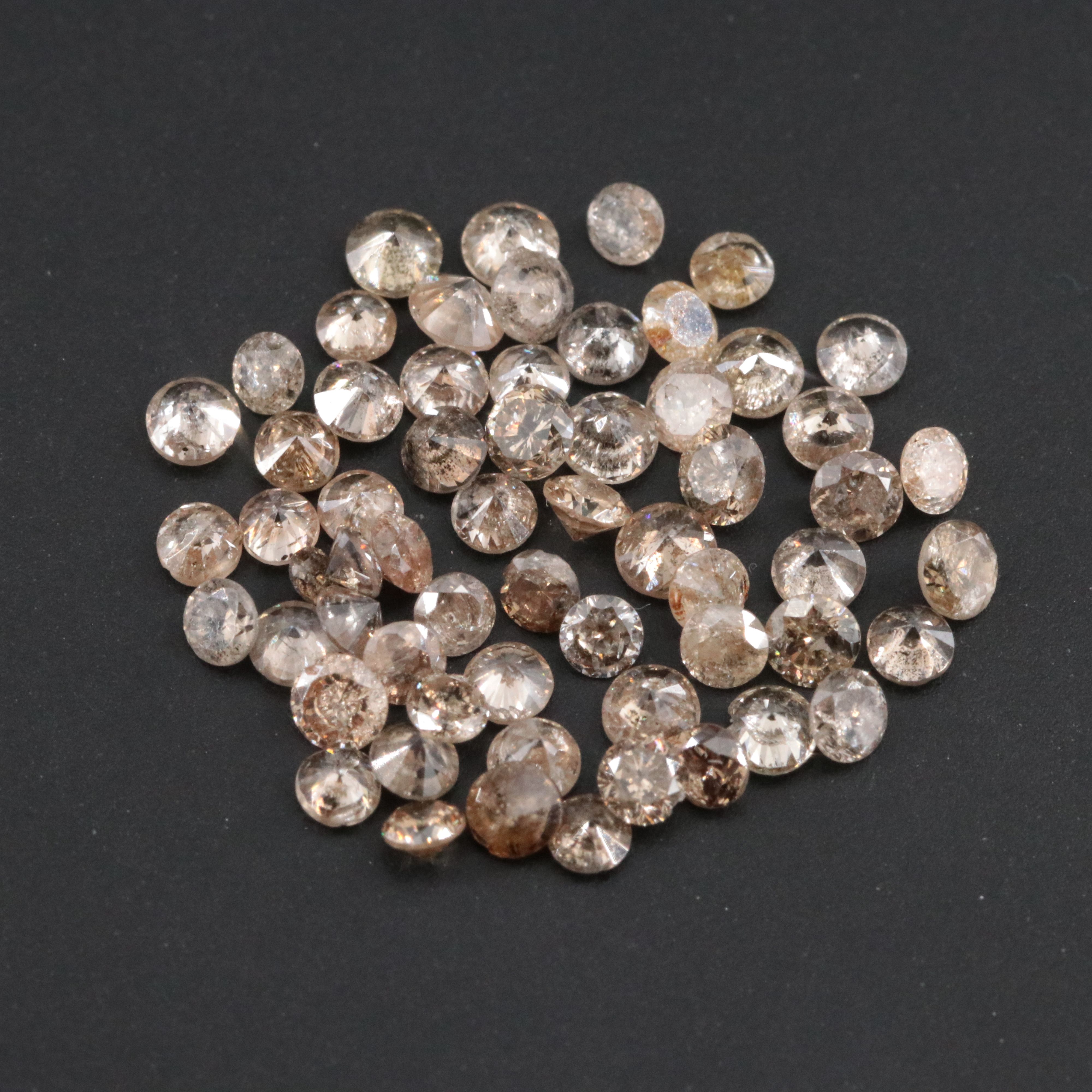 Loose 2.03 CTW Brown and Fancy Brown Diamond Melee