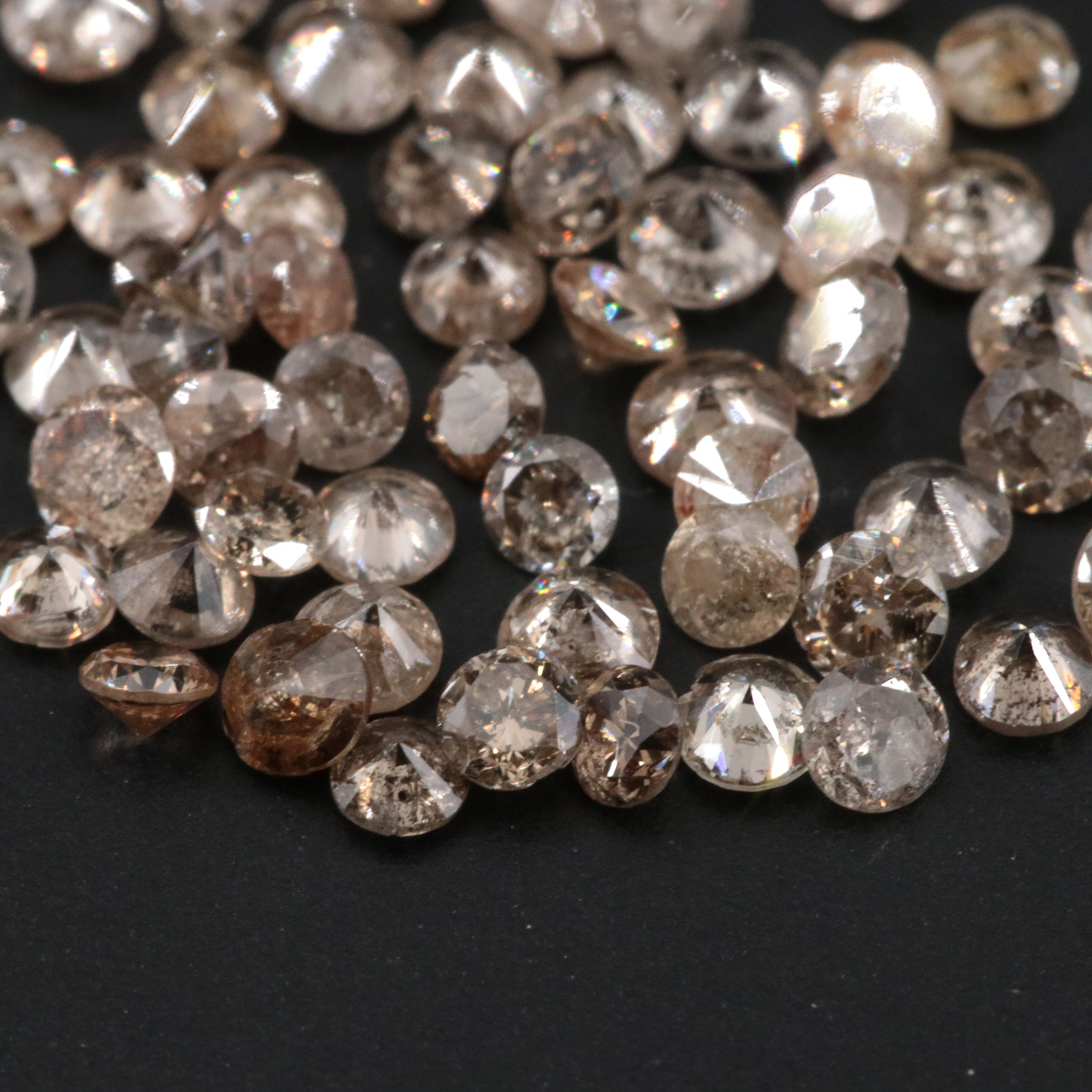 Loose 2.03 CTW Brown and Fancy Brown Diamond Melee