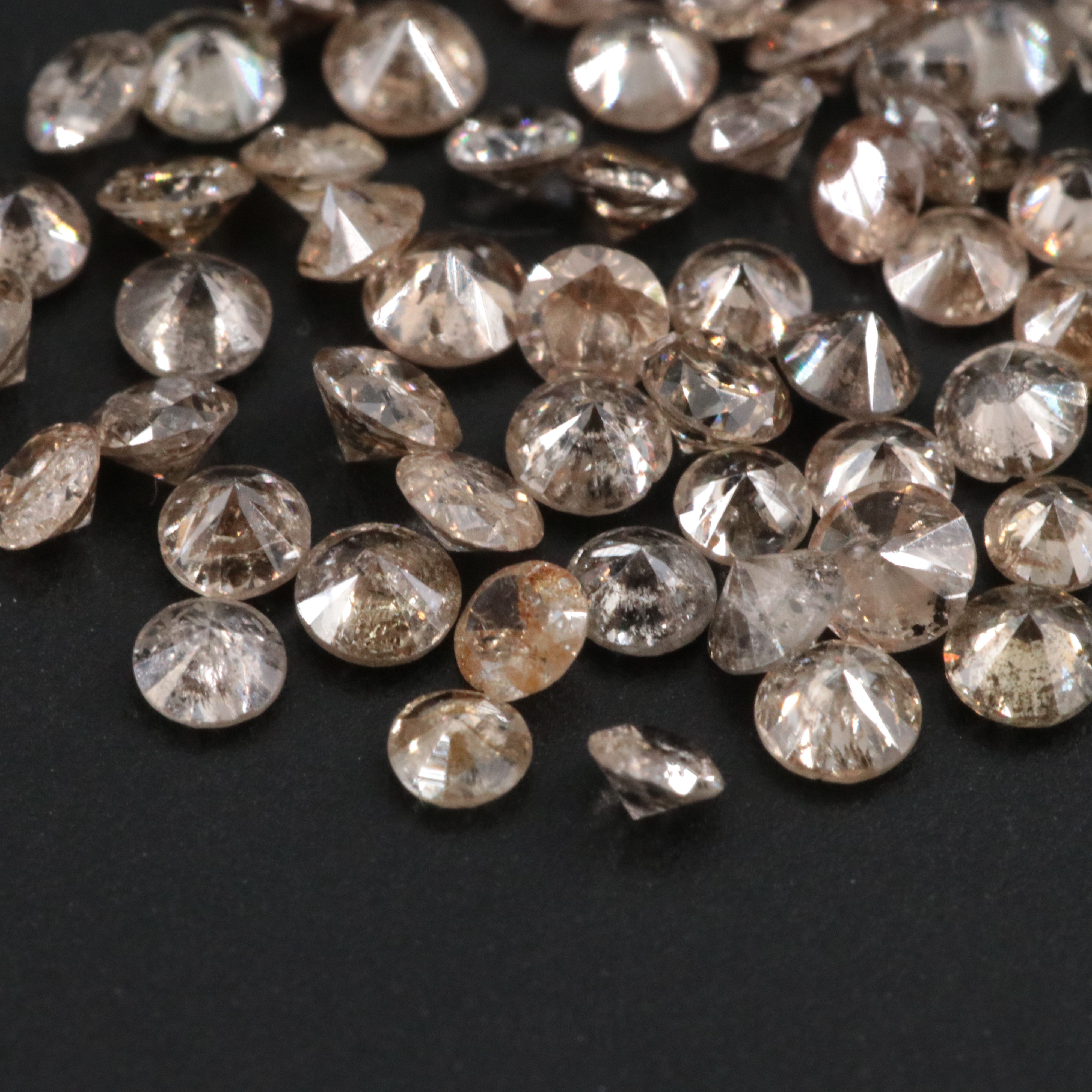 Loose 2.03 CTW Brown and Fancy Brown Diamond Melee