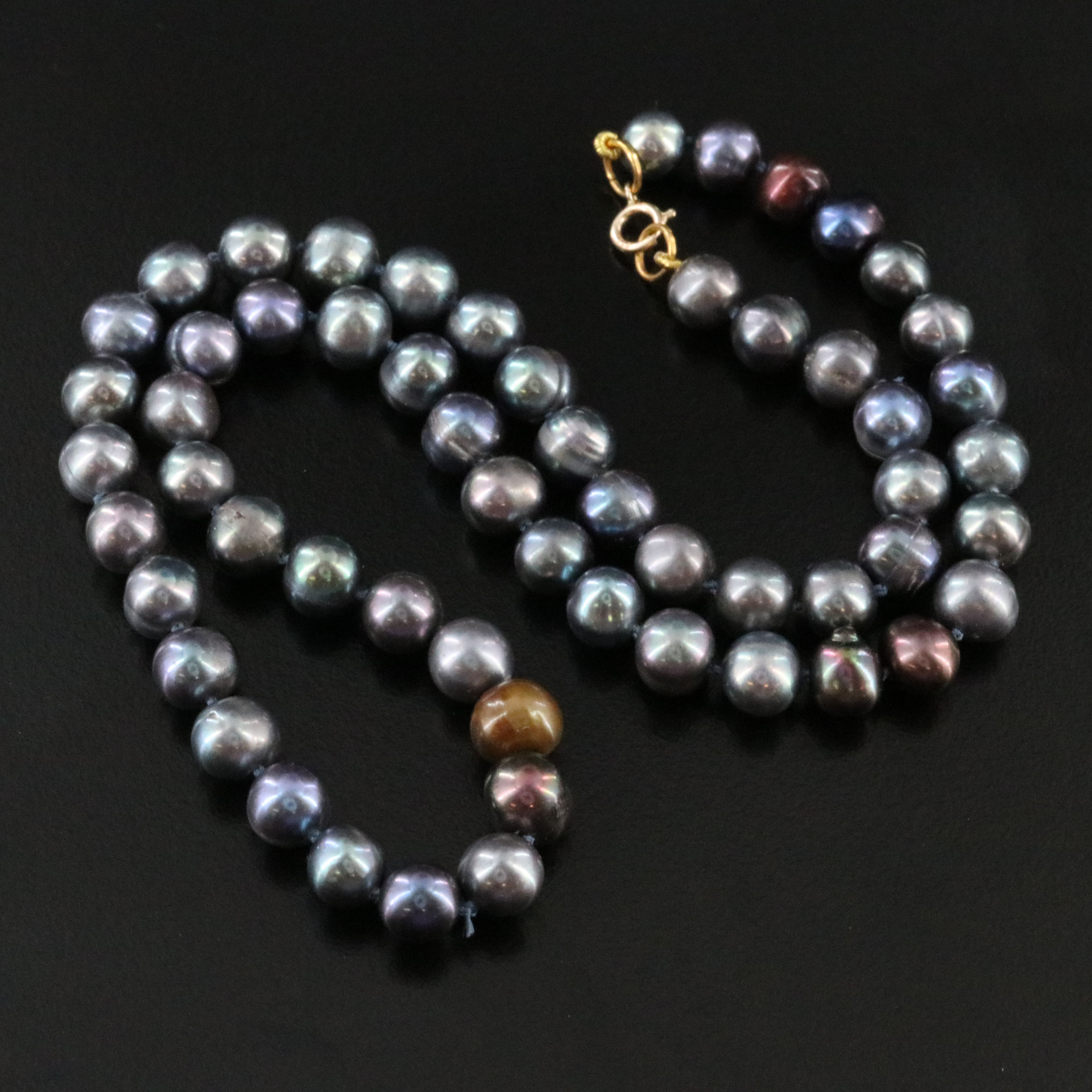 Pearl Necklace with 14K Clasp