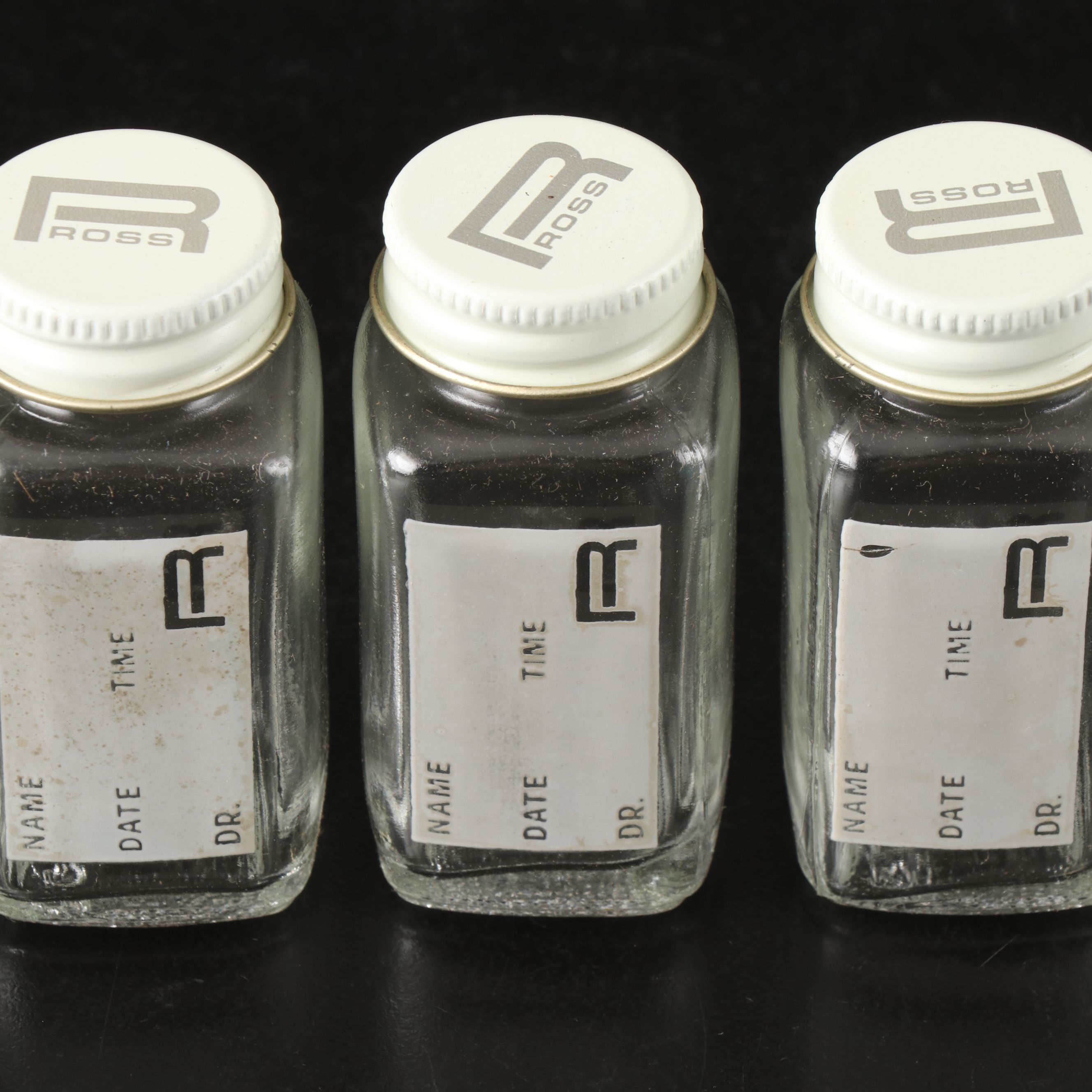 Ross Glass Specimen Bottles