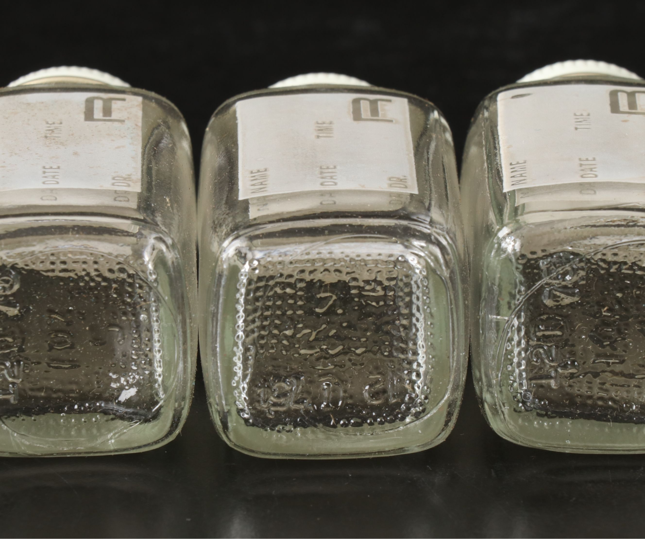 Ross Glass Specimen Bottles